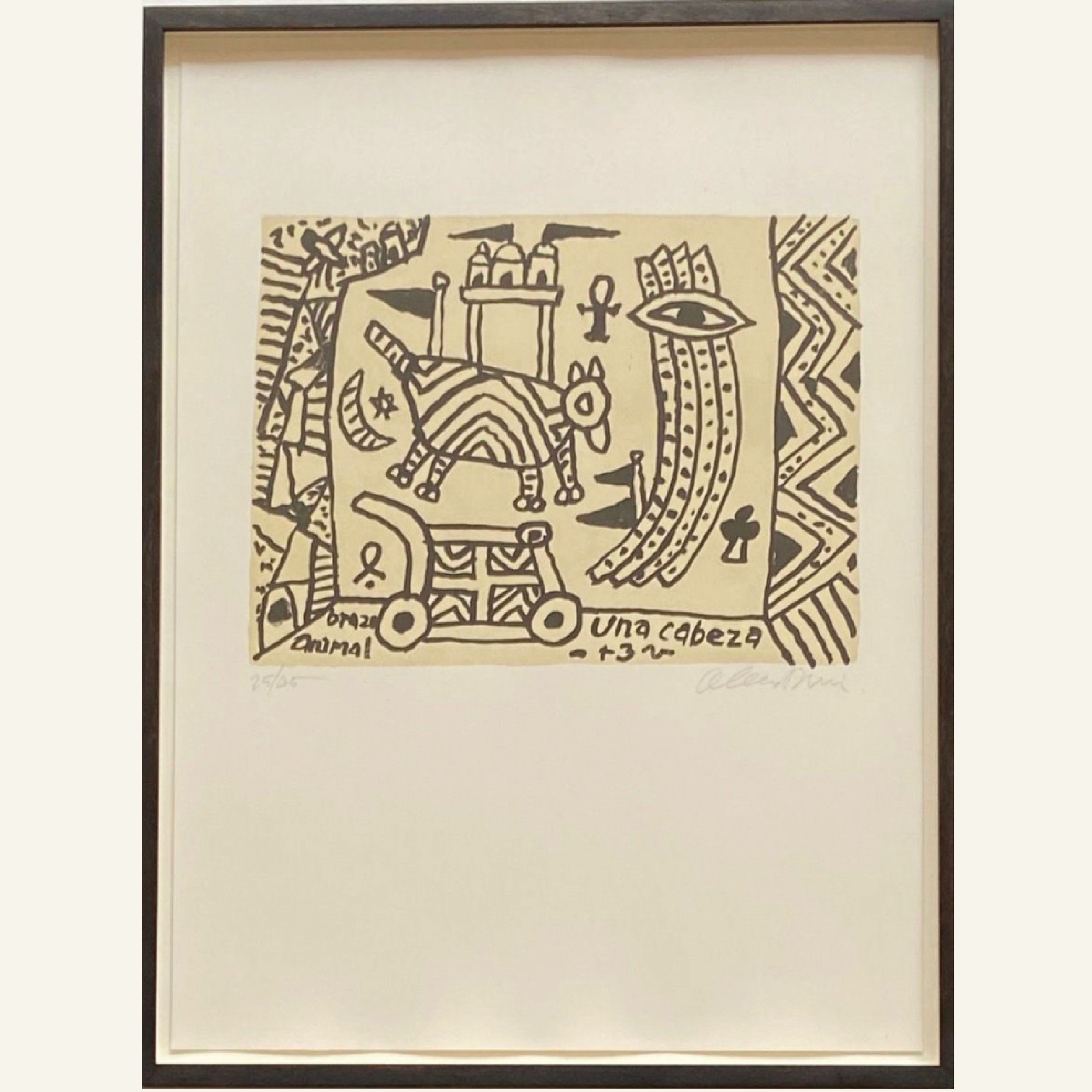 Alan Davie | A Magic Reader, series framed example.png
