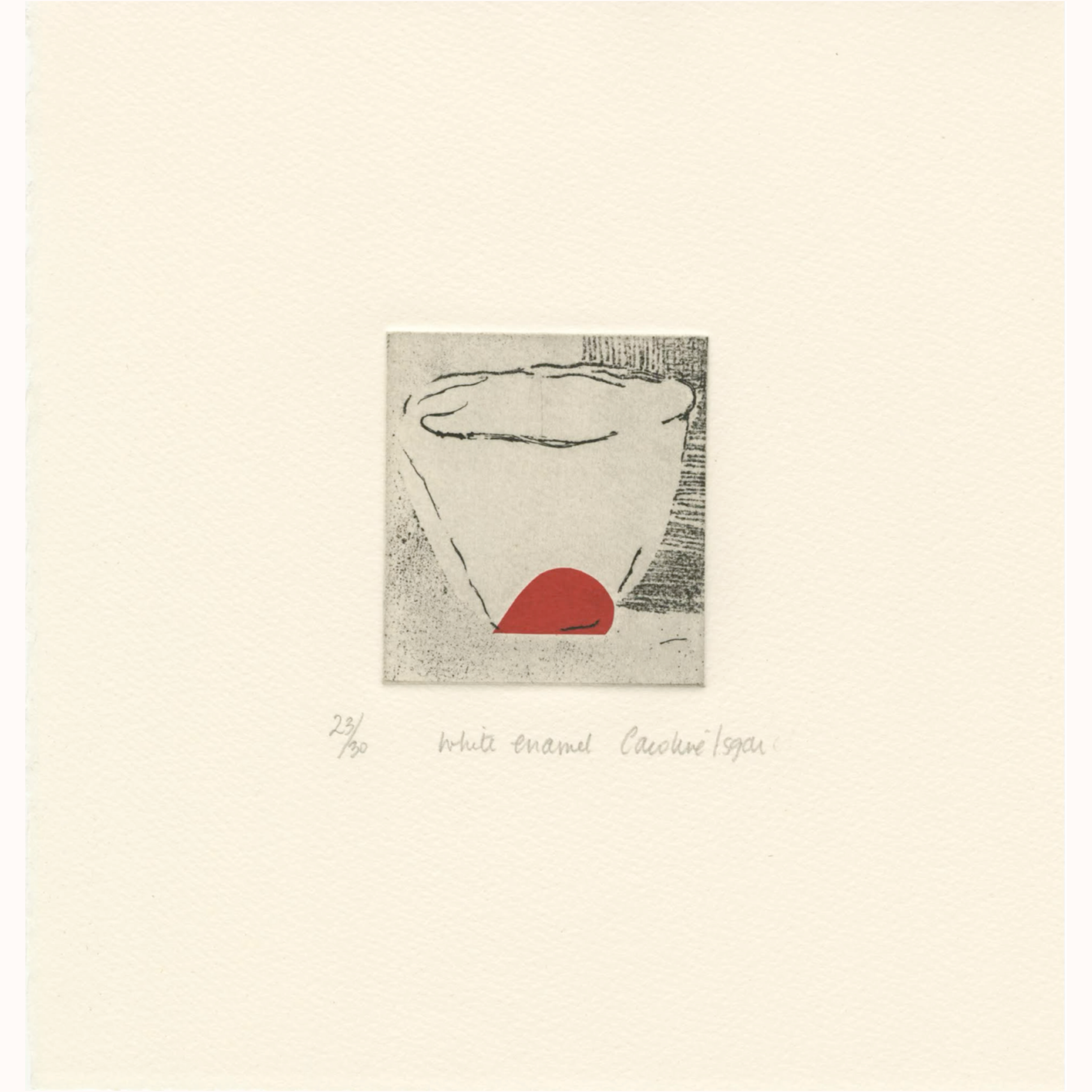 Caroline Isgar  |  White Enamel