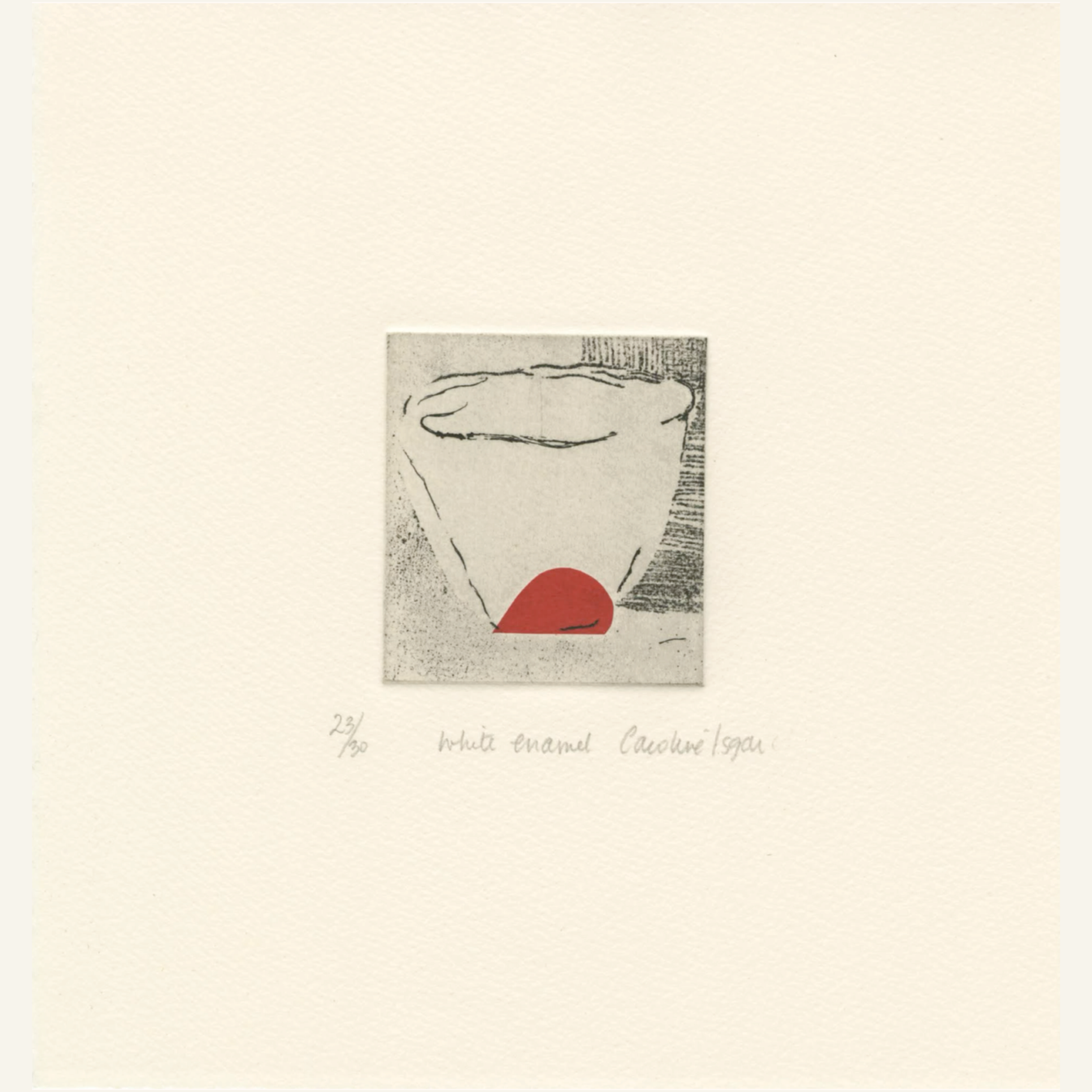 Caroline Isgar  |  White Enamel