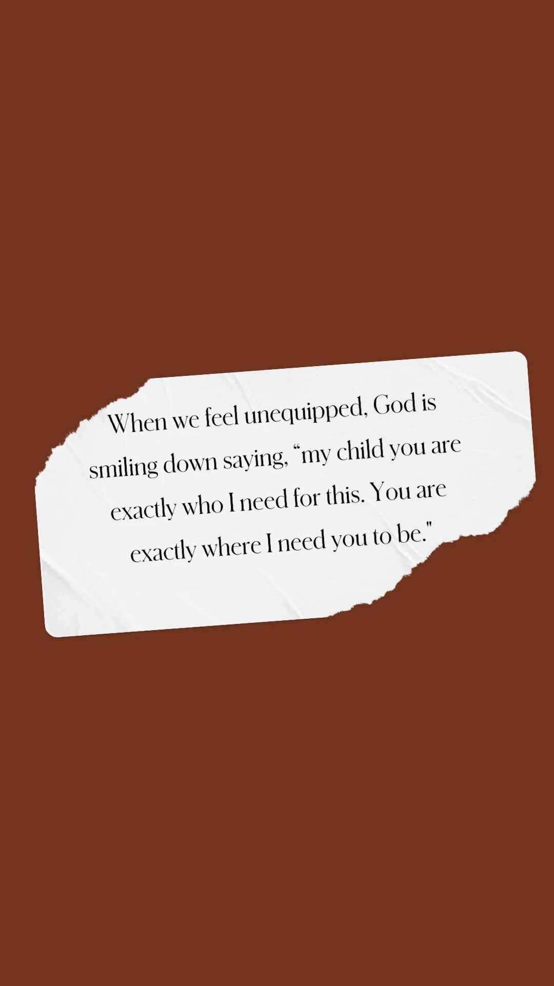 God Will Equip You
