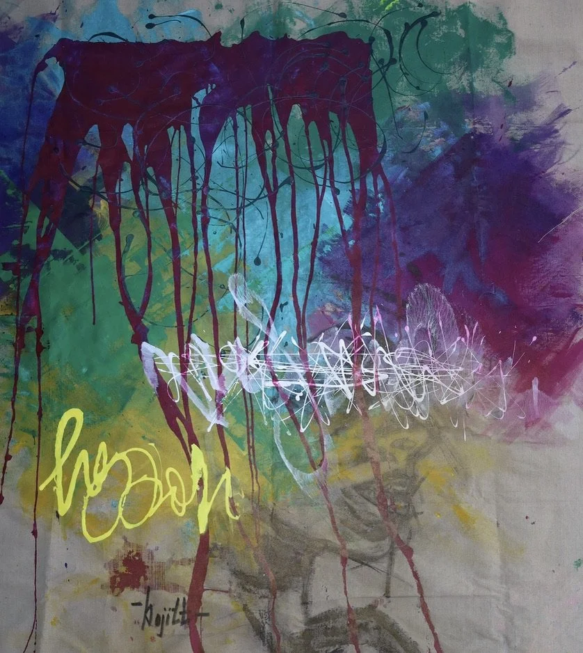She Is Like A Fire 58'' x 66''