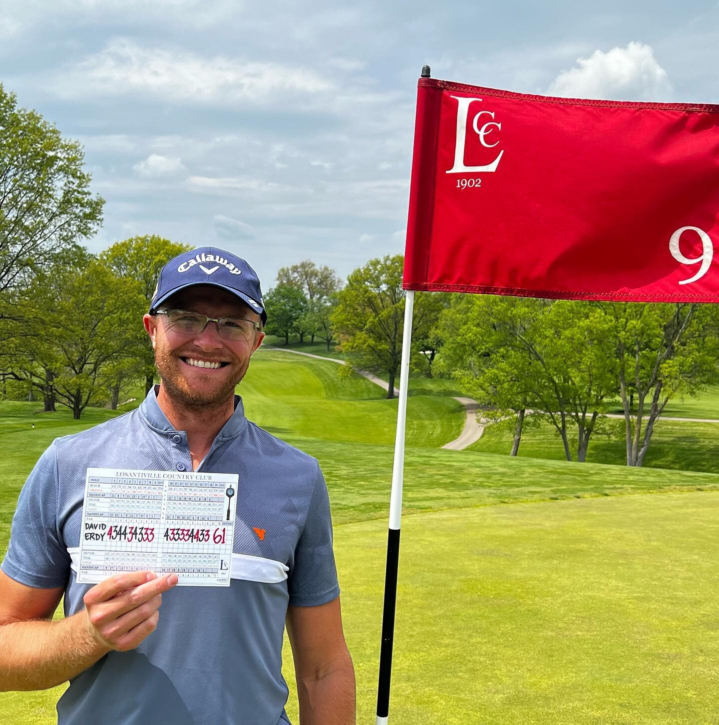 What a day! 62 was the previous course record held by none other than Byron Nelson. Never thought in my golfing life I&rsquo;d get to say something like that.

#losantivillecountryclub #61 #bryonnelson #golf #goinglow
