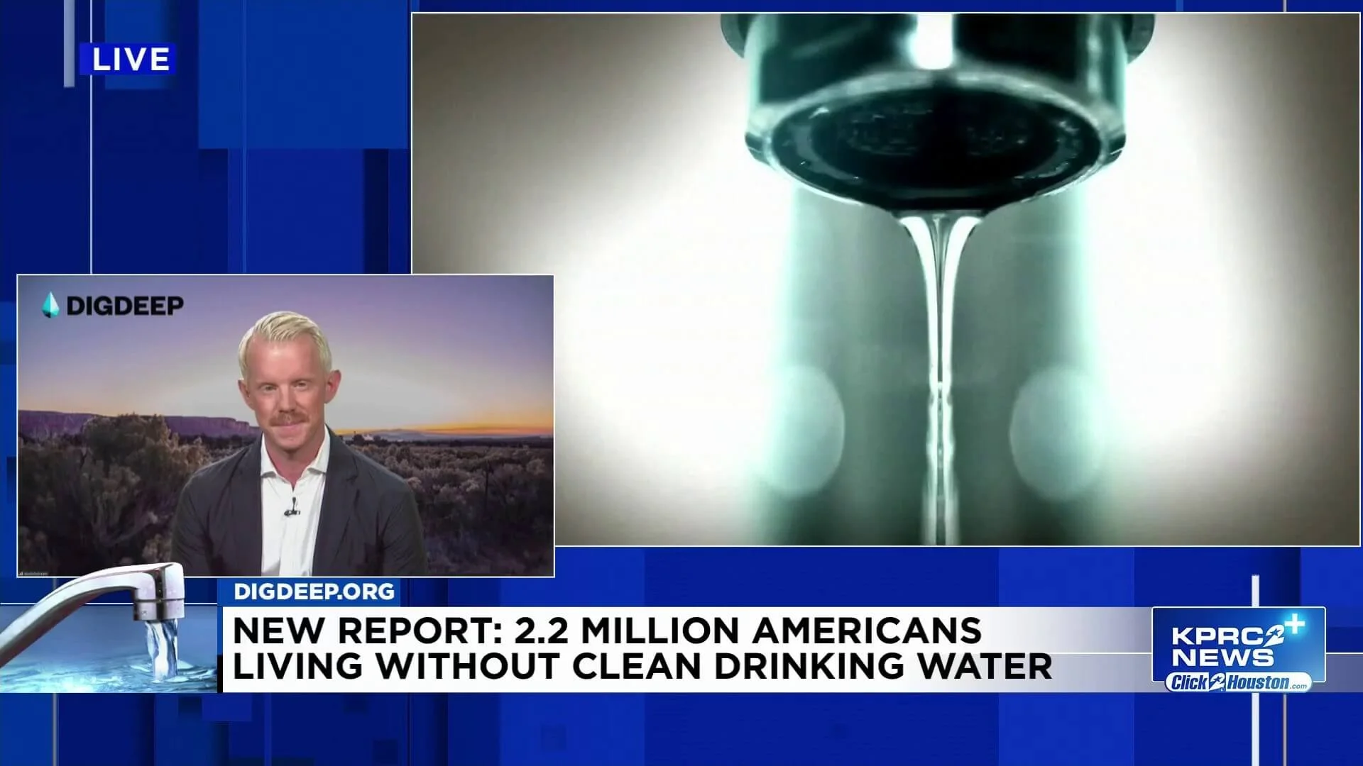 New report: 2.2 million Americans living without clean drinking water