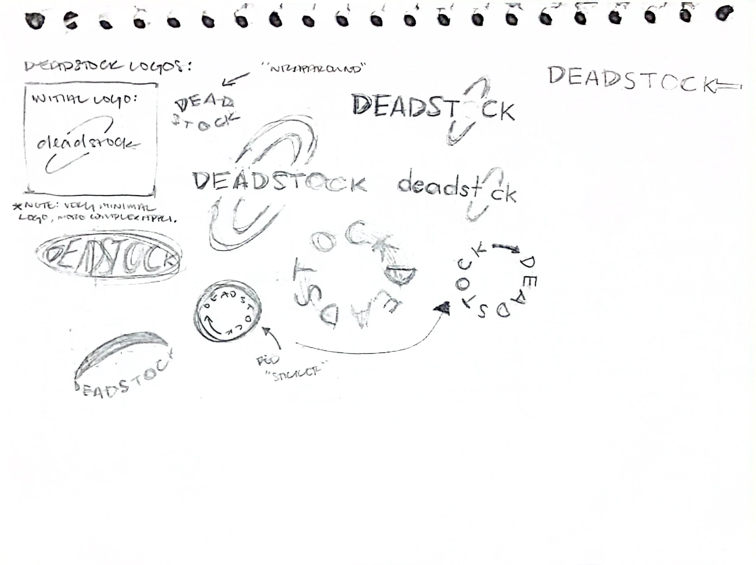 EARLY LOGO ITERATIONS