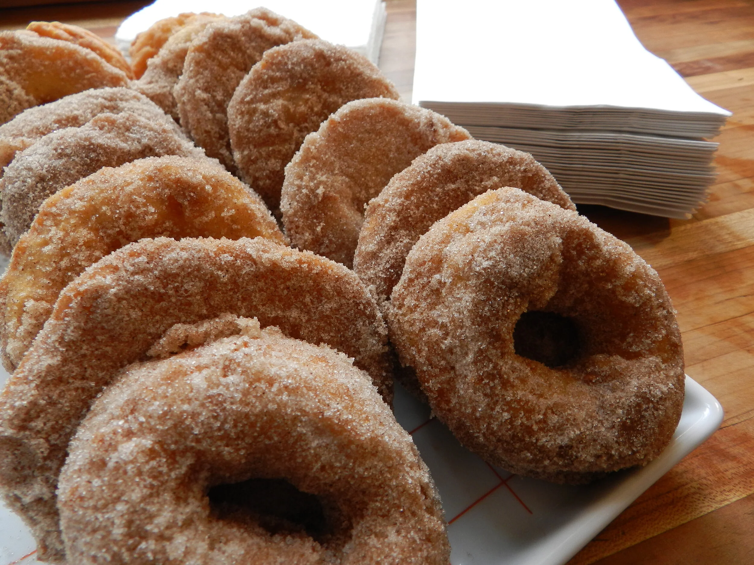 cinnamon sugared donuts.JPG
