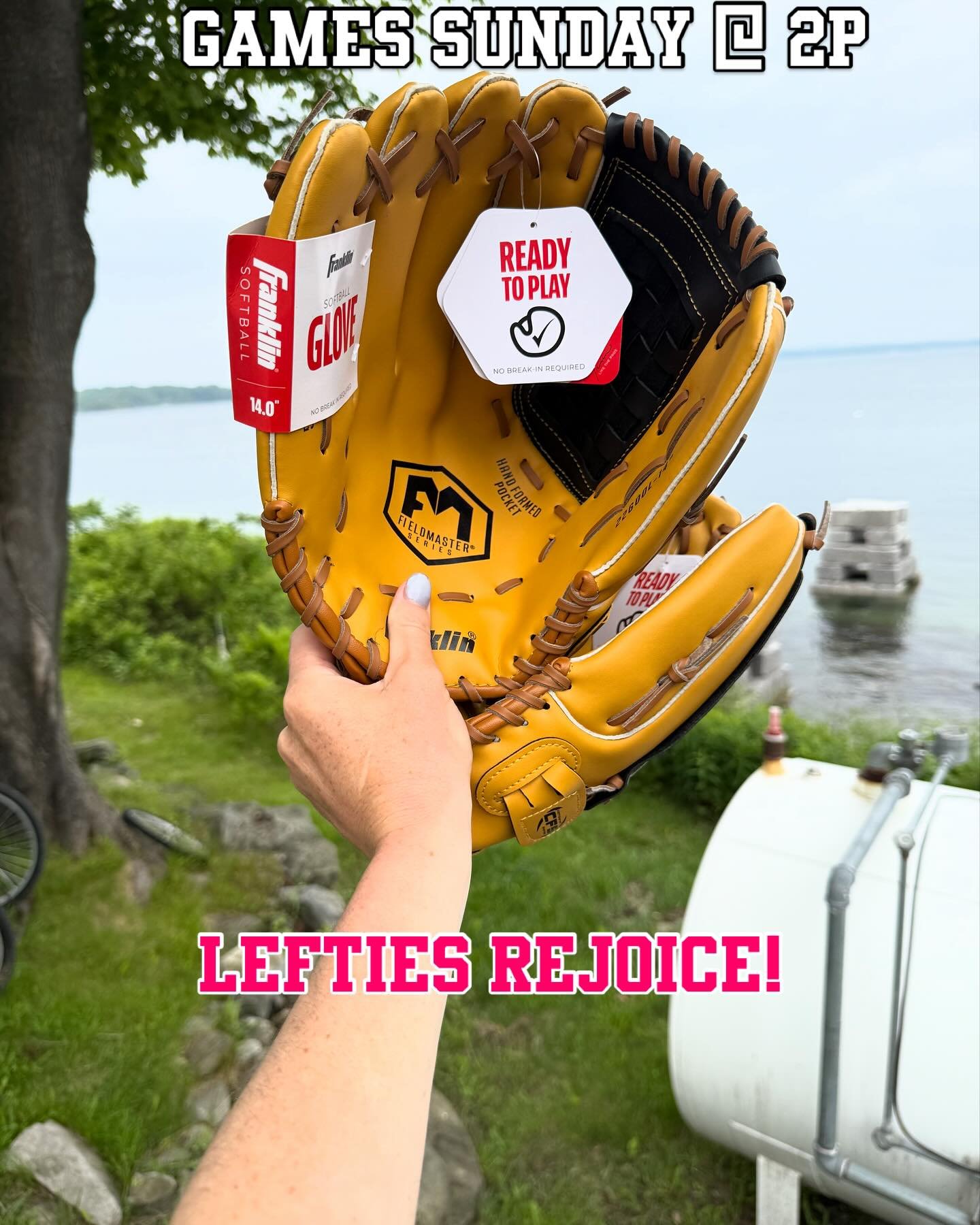 We’ve got you covered! If you need to borrow a glove! Softball Sundays at Long Island Ball field! 2p!
Snack shack, heckling, fun