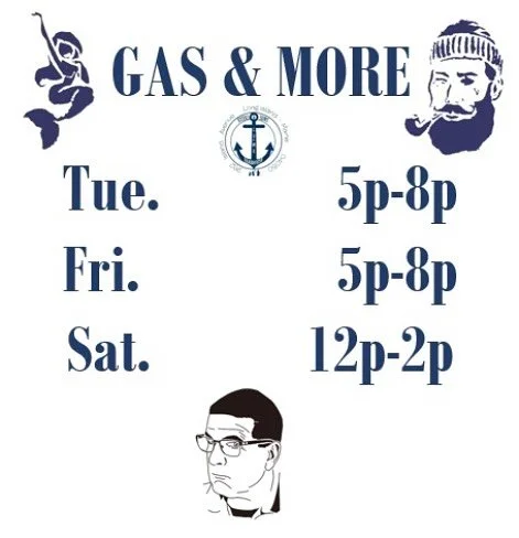 Here we find ourselves again…
#gas 
#barfood 
#beerandwine 
#communitylove 
#fall #winter #spring 
#andmore