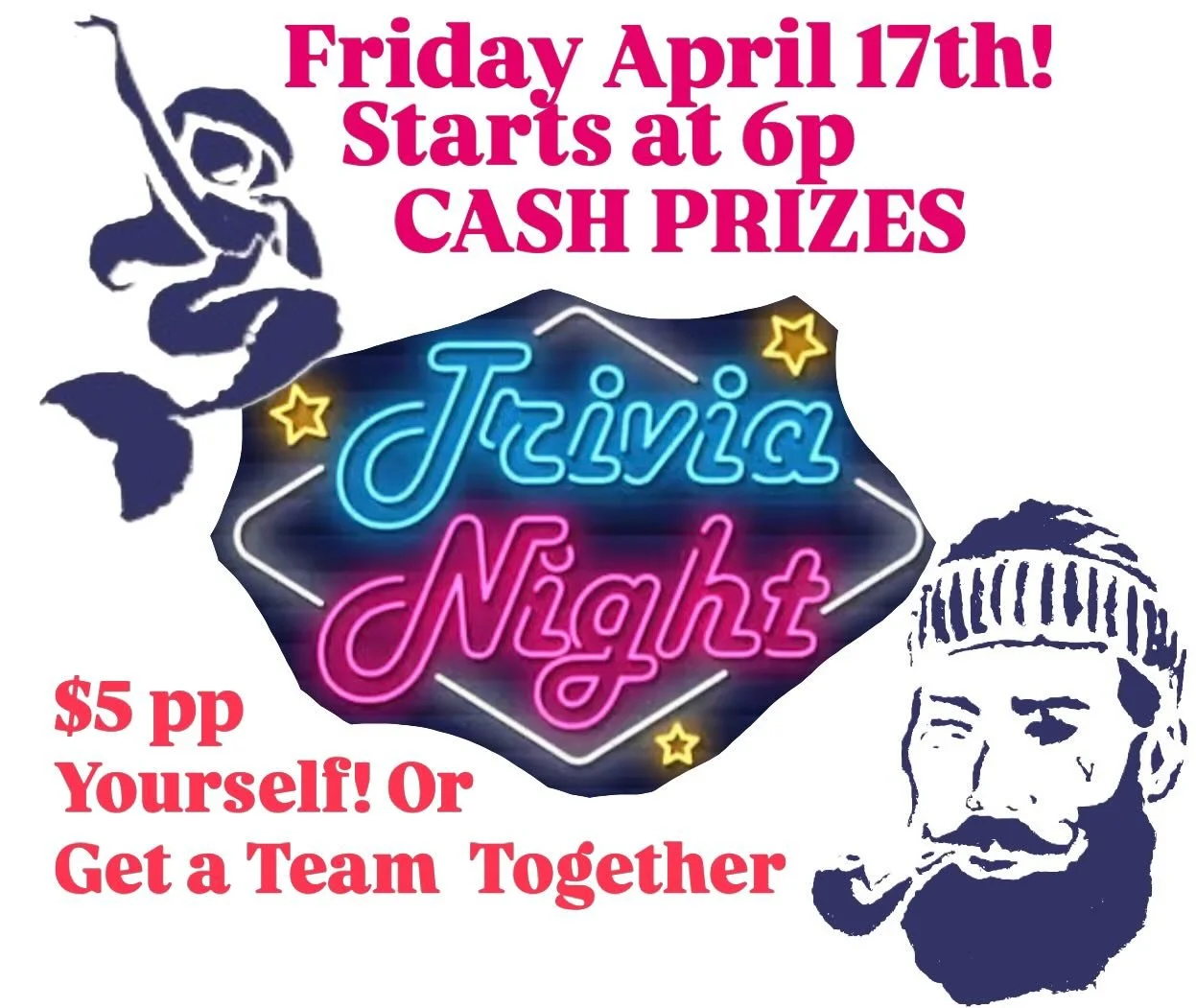 Trivia Night is 36 days from Memorial Day Weekend!!
#whoscounting 
#summeriscoming☀️ 
#maineislands 
#cascobay 
#comesee