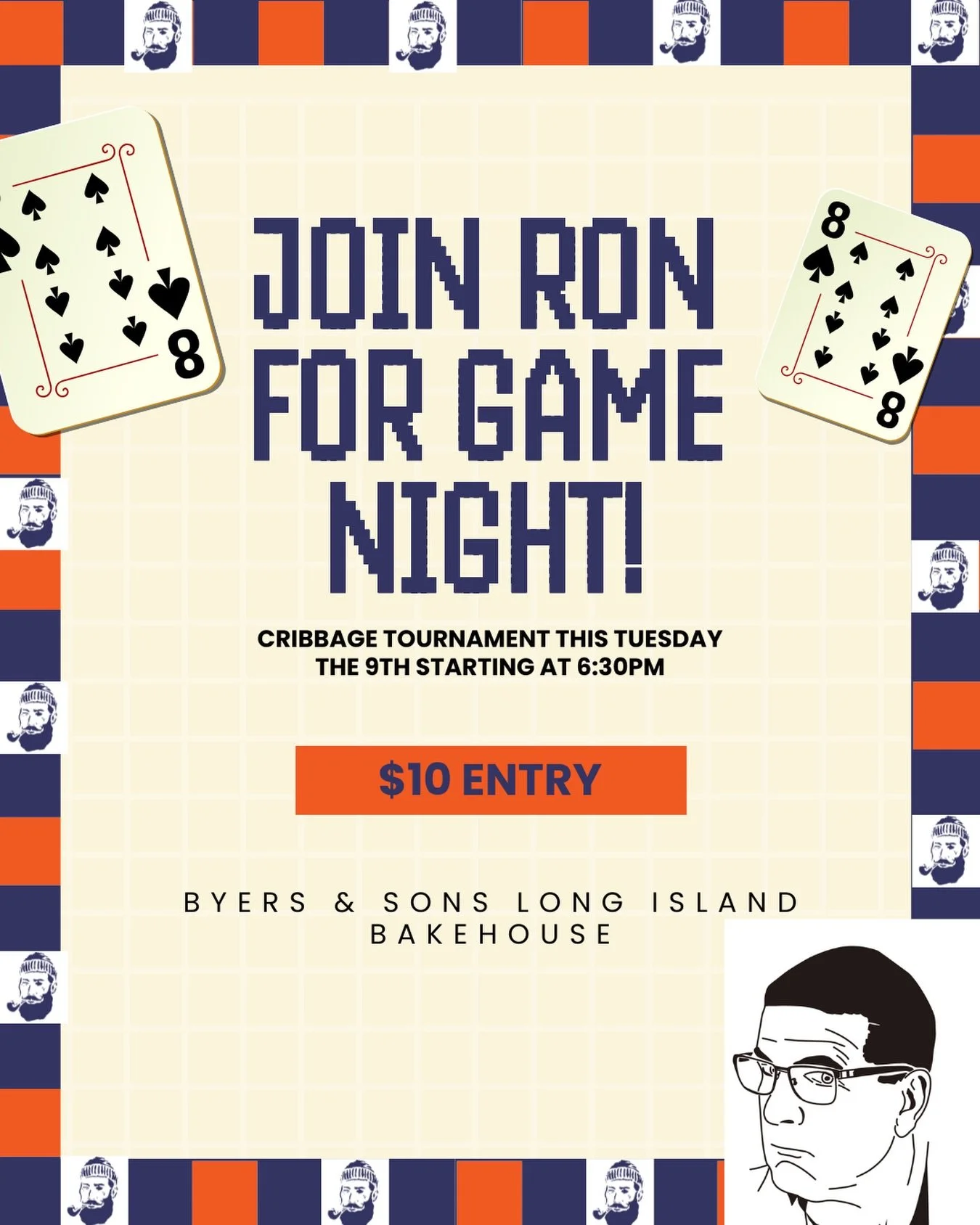 Cribbage Tournament this Tuesday at 6:30pm with Ron! $10 entry fee and stop by the Bakehouse to sign up ahead of time if you can! #cribbage #gamenight #drafts #cascobay #fun
