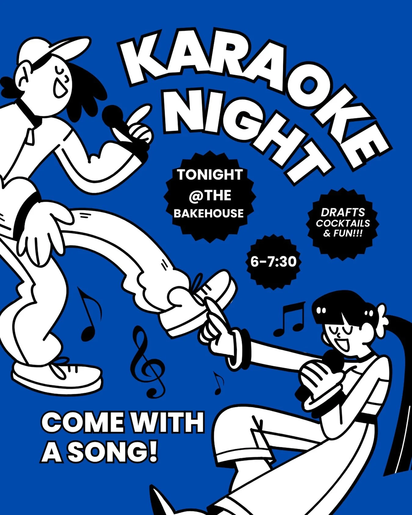 Had plans tonight? Well, cancel them!!! The Bakehouse is doing karaoke night from 6p-7:30pm. Grab your friends and the mic and get ready to sing your heart out! #drafts #fun #karaoke #cascobaymaine #cocktails