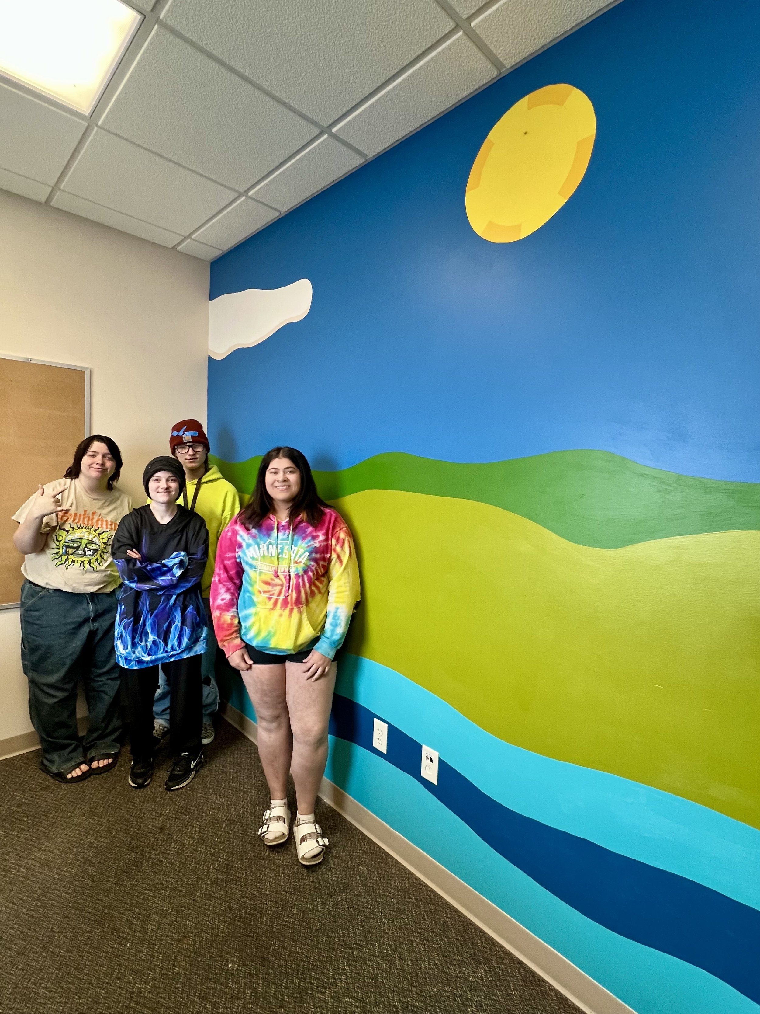 Winona Health Mural at the Area Learning Center