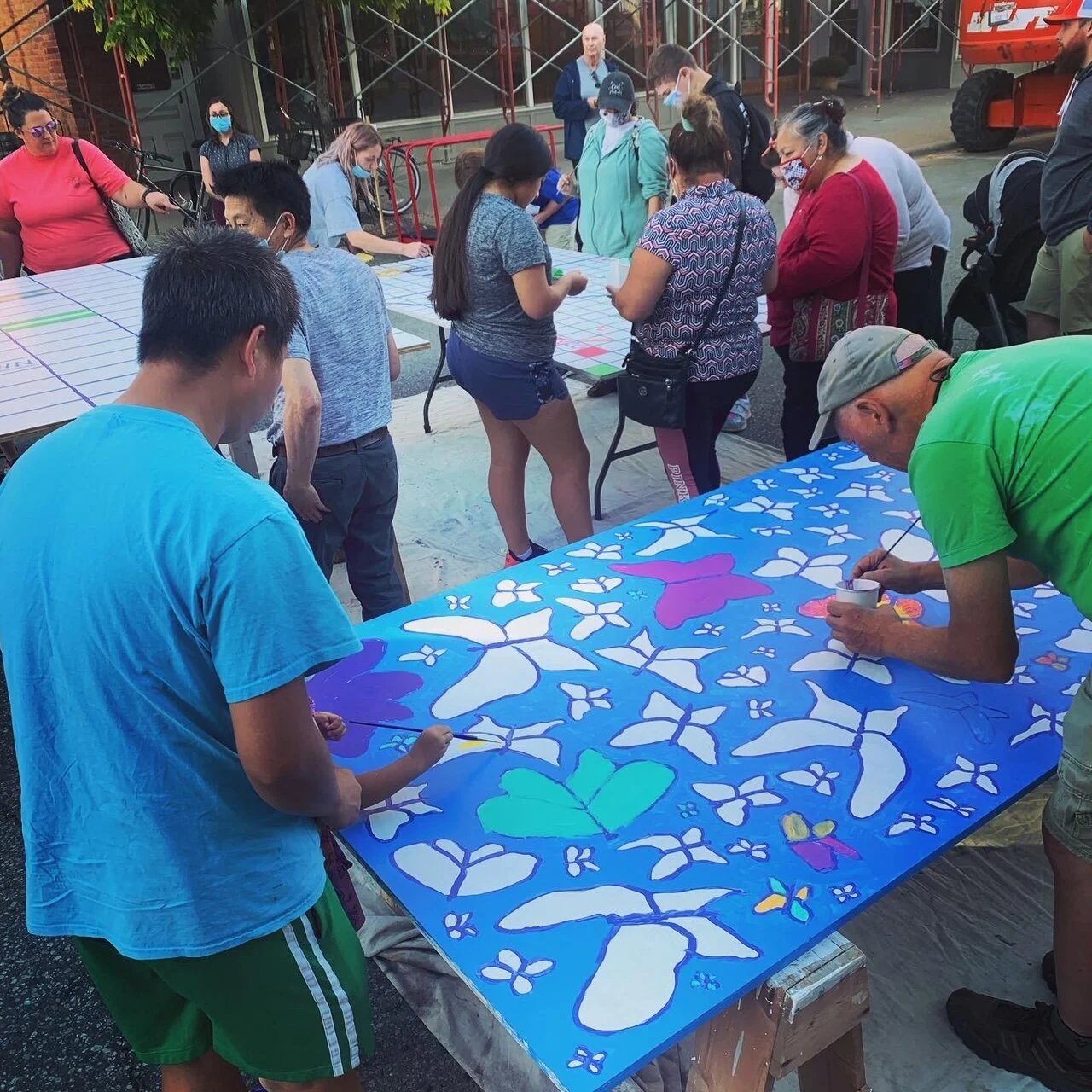 Painting at Welcome Week