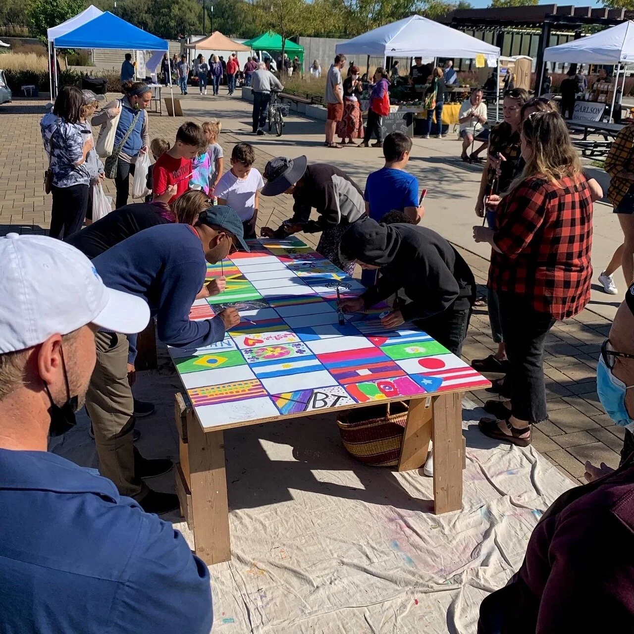 Painting at Farmer's Market