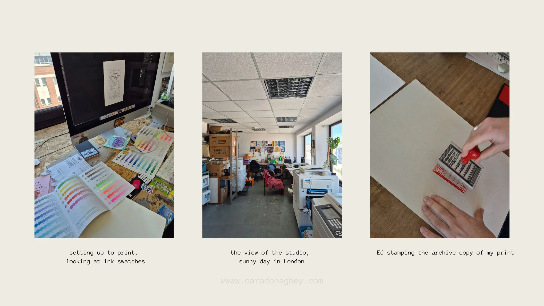 Riso printing at PageMasters, London &amp; the making of “Granny’s Shopping List, Nov 1964”