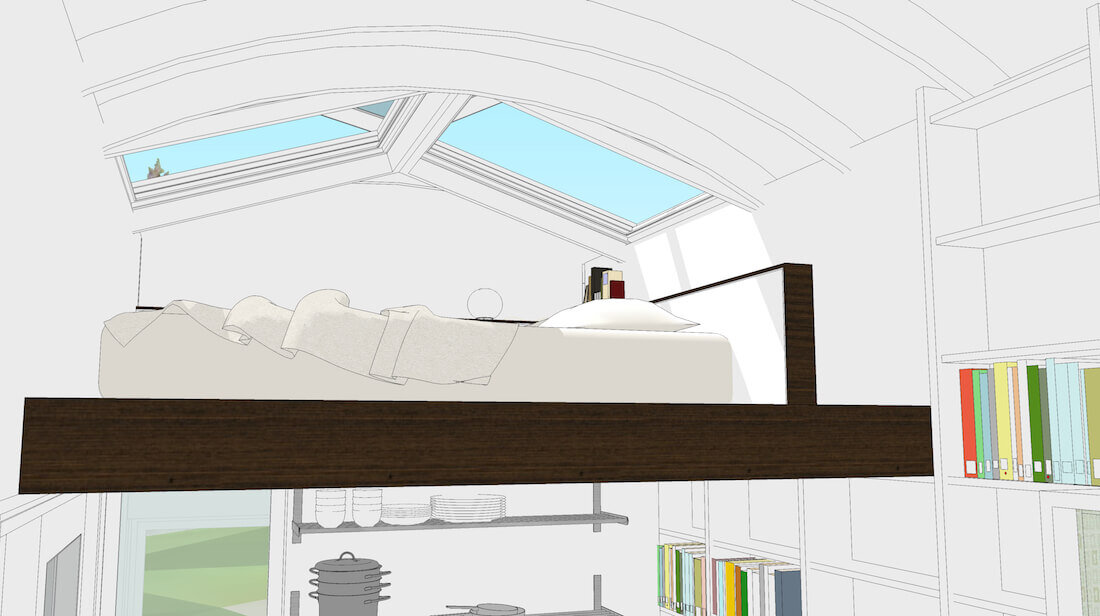 Gypsy Trailer Loft Bed