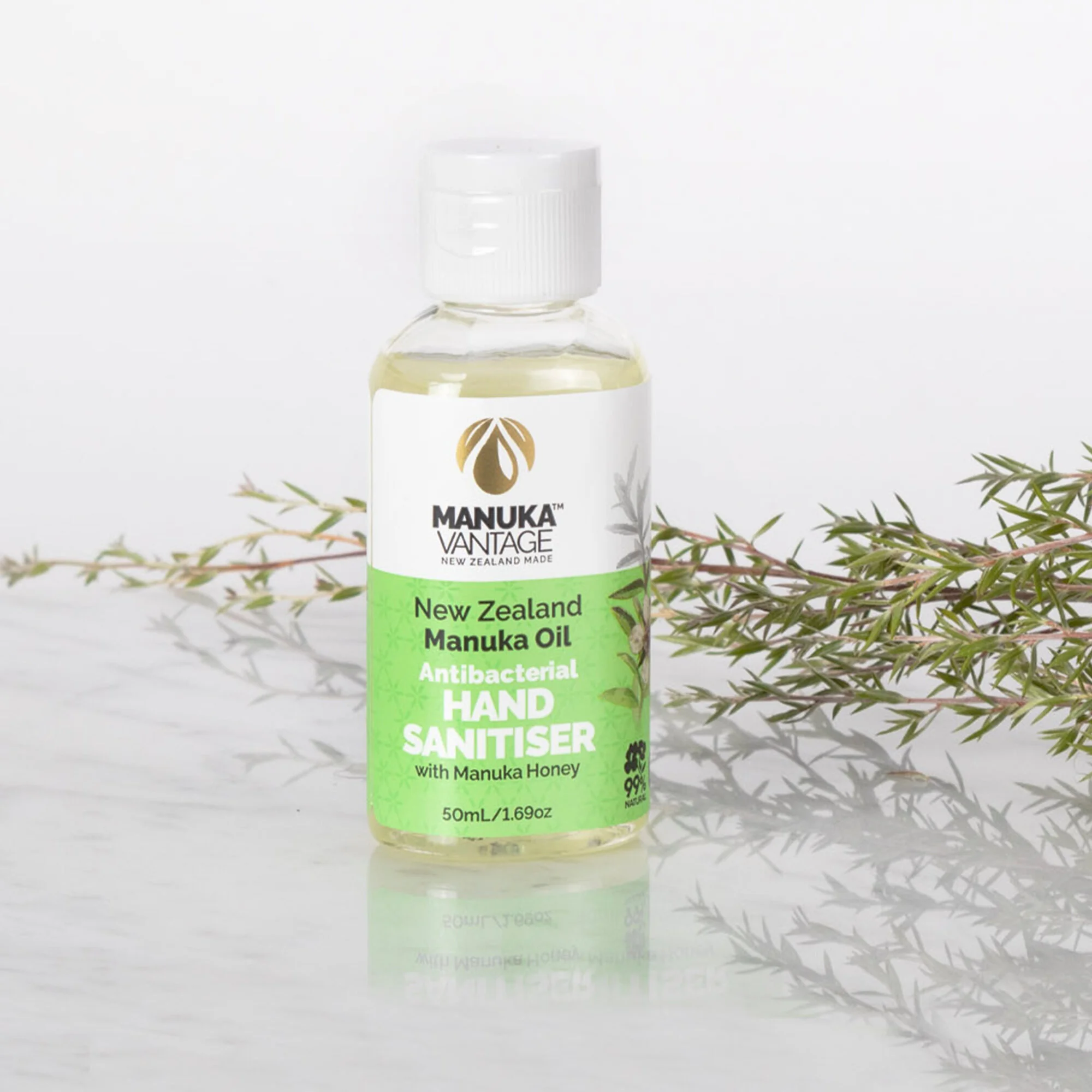 Antibacterial Hand Sanitiser with Manuka Oil and Manuka Honey - Small