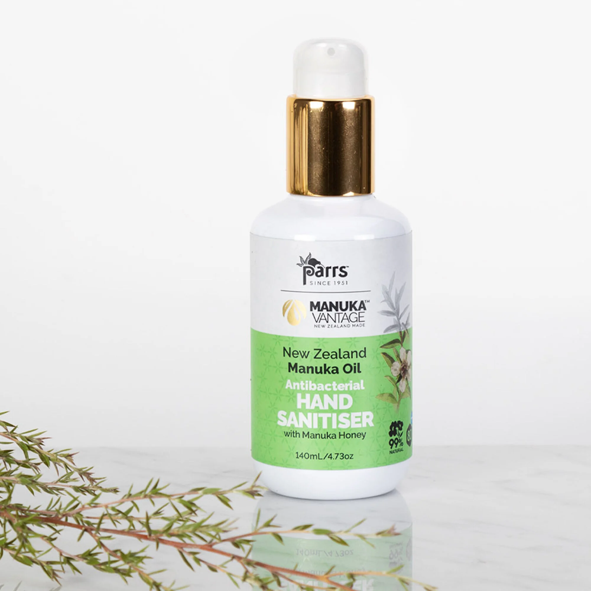 Antibacterial Hand Sanitiser with Manuka Oil and Manuka Honey