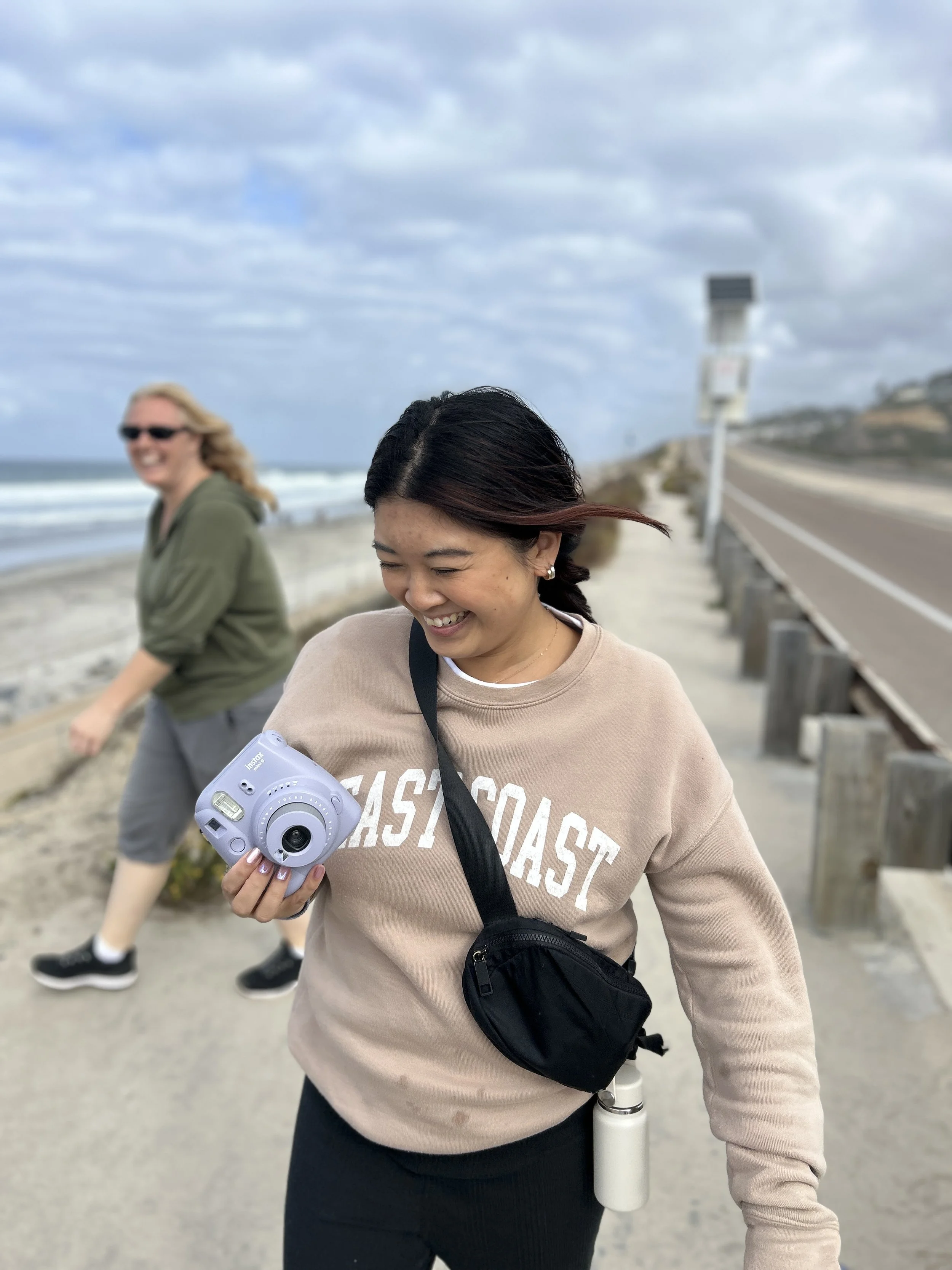 Marisa and her polaroid!