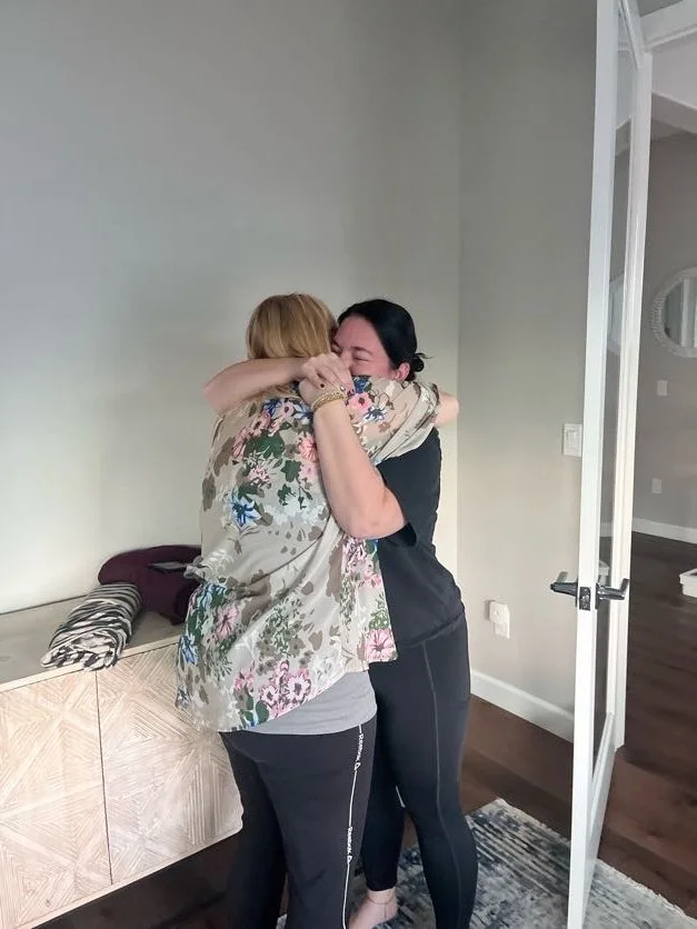 A special moment after our group sound healing