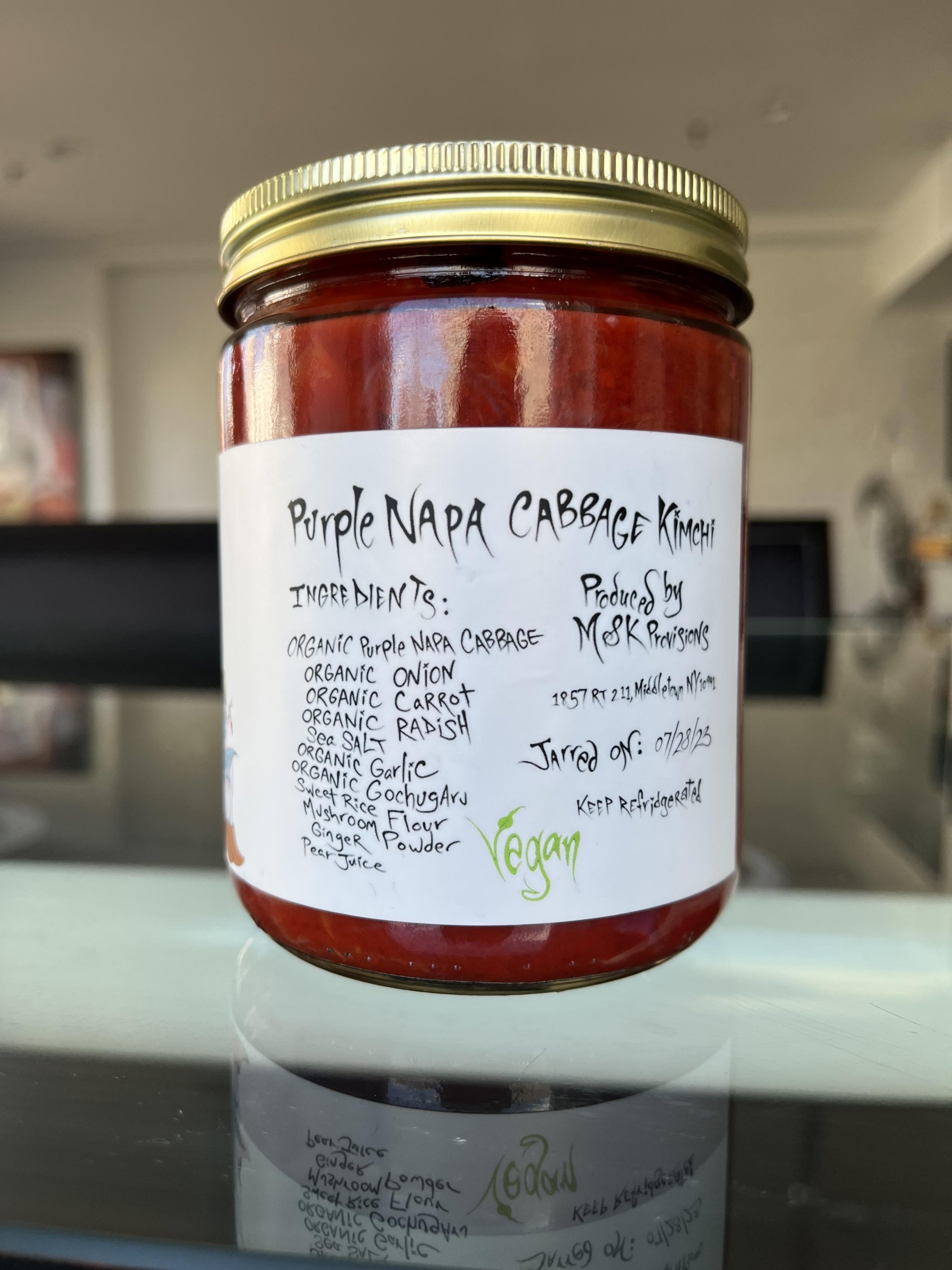 Danny Bowien's Purple Napa Kimchi — Norwich Meadows Farm