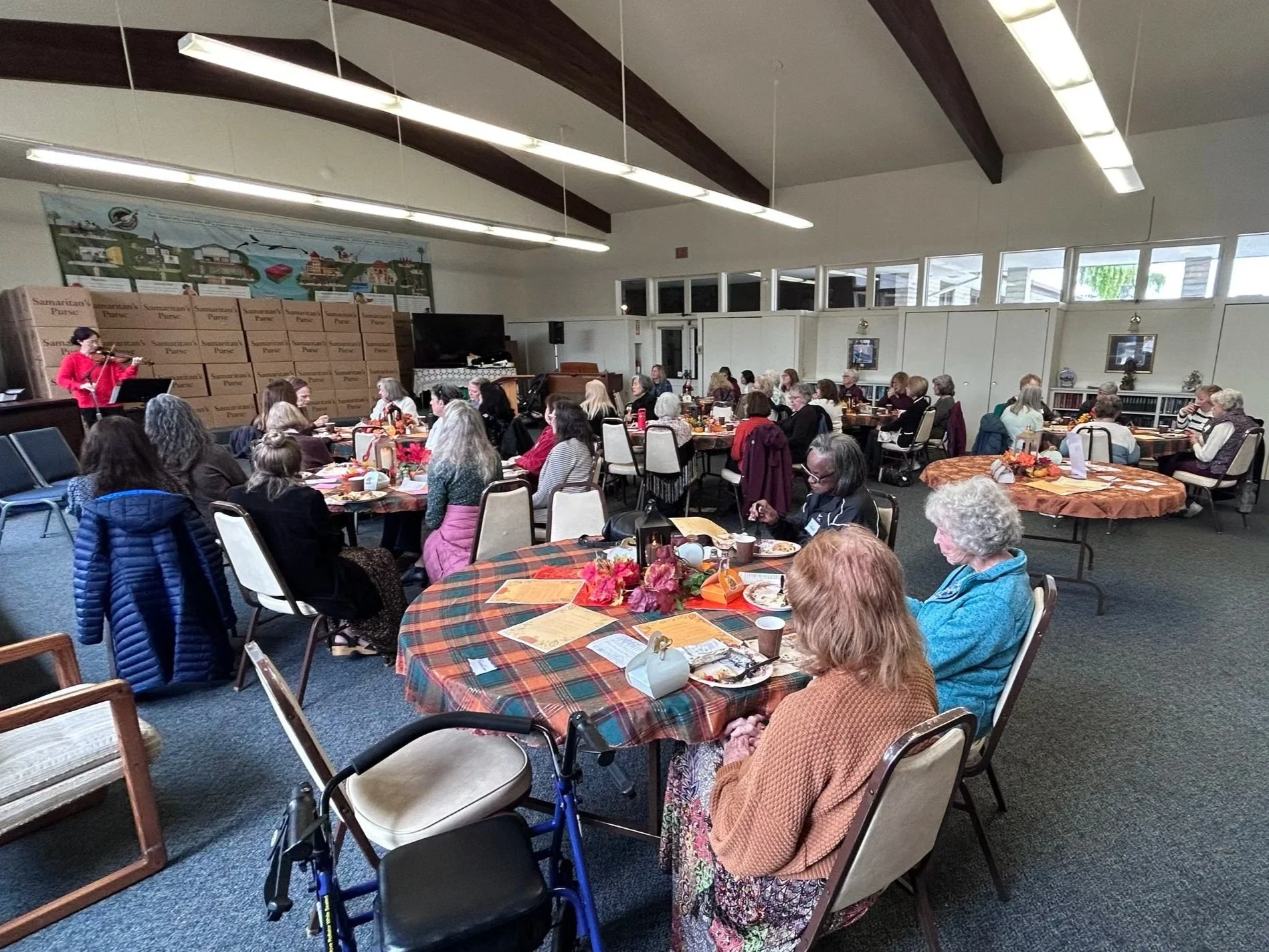 Our quarterly women's brunch is a time to be encouraged with food, fellowship, special music and bible lessons.