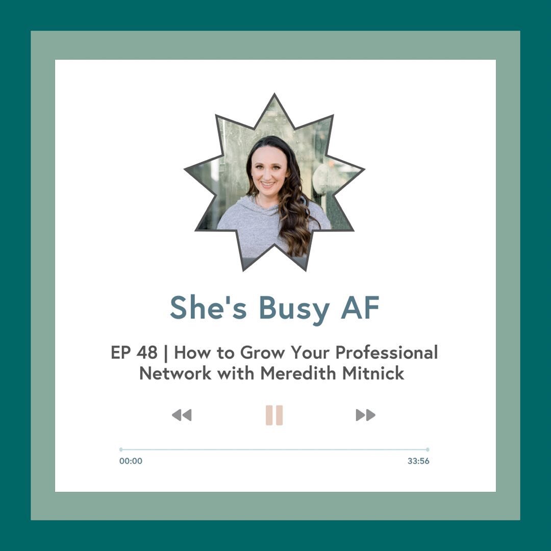 Networking doesn&rsquo;t have to be hard!

Don&rsquo;t want to go meet *new* people?

Try having *different conversations* with folks you already know. 

Find out how on this episode of the @shesbusyaf podcast!
.
.
.
.
.
#shesbusyaf #wfhmom #workingm