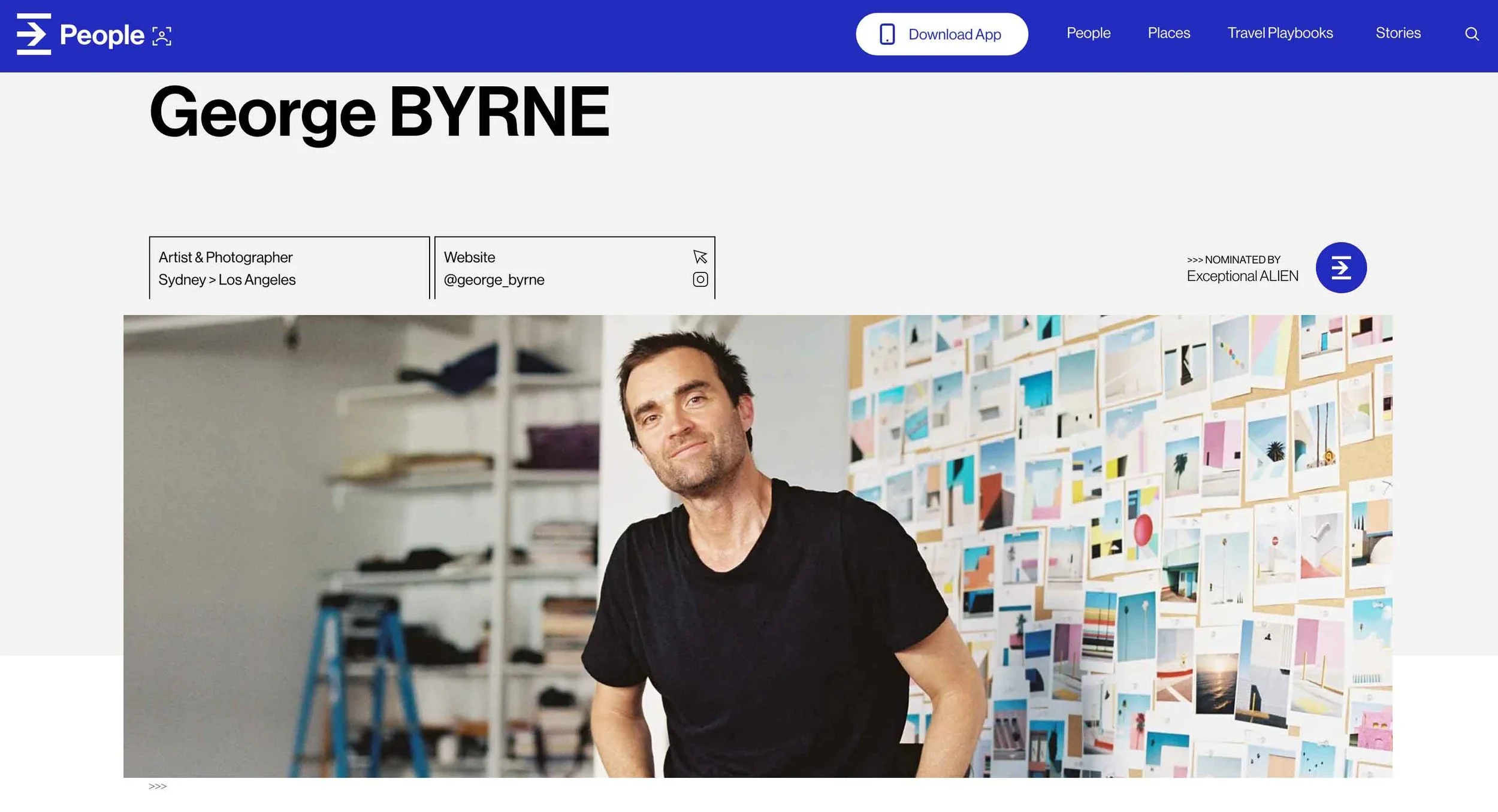 George Byrne for EXCEPTIONAL ALIEN (2021)