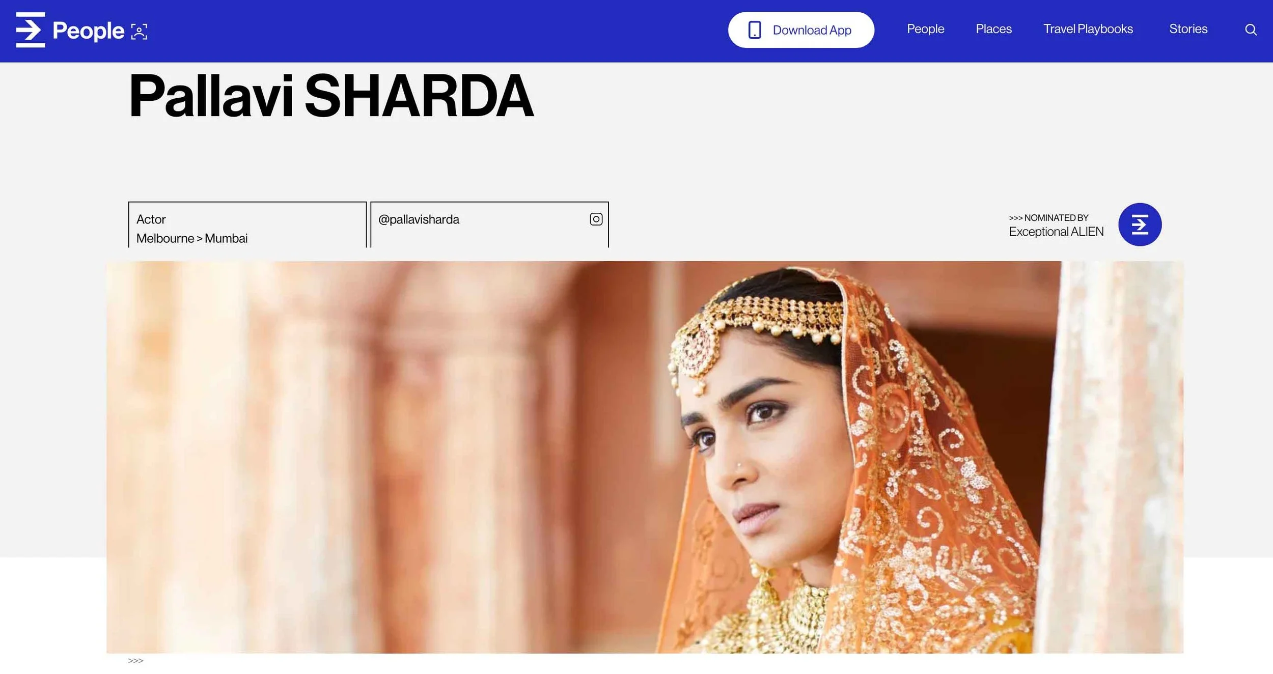 Pallavi Sharda for EXCEPTIONAL ALIEN (2022)