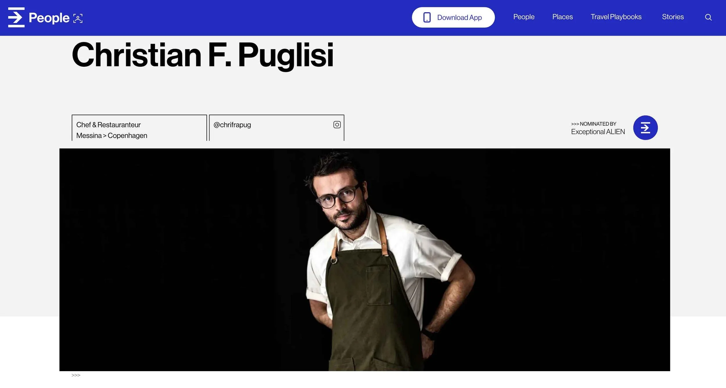 Christian F. Puglisi for EXCEPTIONAL ALIEN (2020)