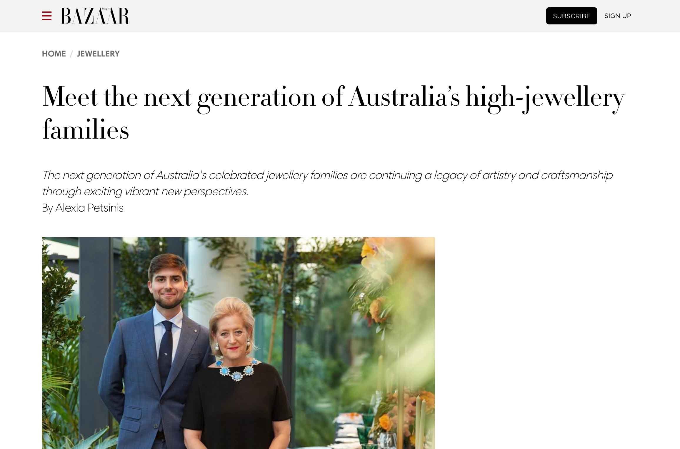 'Meet the Australian Design Duo Revealing Steel’s Sensual Side' - HARPER'S BAZAAR AUS (2021)