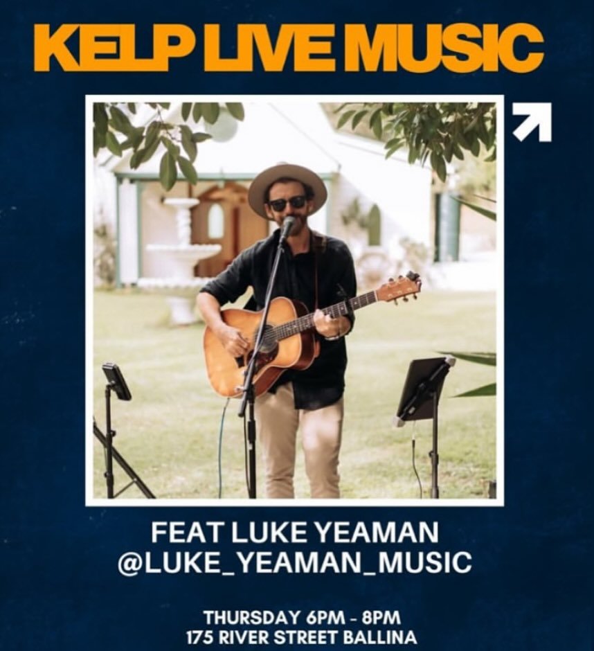 Can’t wait to perform at one of my all time favourite venues this Thursday @kelprestaurantballina 🎼✨
Come and join me for delicious food and some live music grooves from 6pm 👍🏻