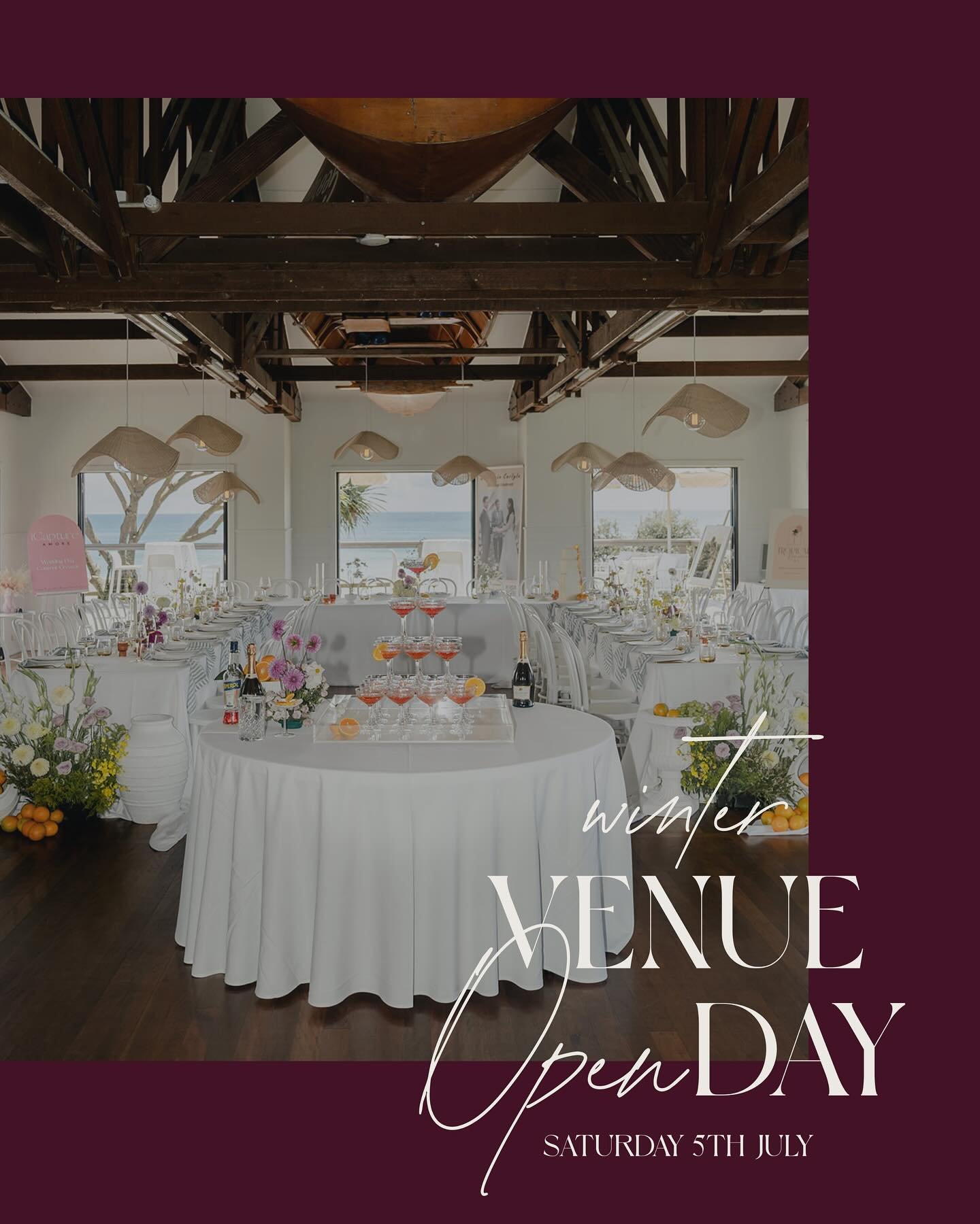 I am delighted to be performing at the Winter Open Day at the Byron Bay Surf Club for Byron Bay Weddings on Saturday the 5th of July from 10am - 1pm 💍❤️🎼✨

Joining me will be a host of industry experts 

Come and say hi 👋🏻 

@functions.at.byronba