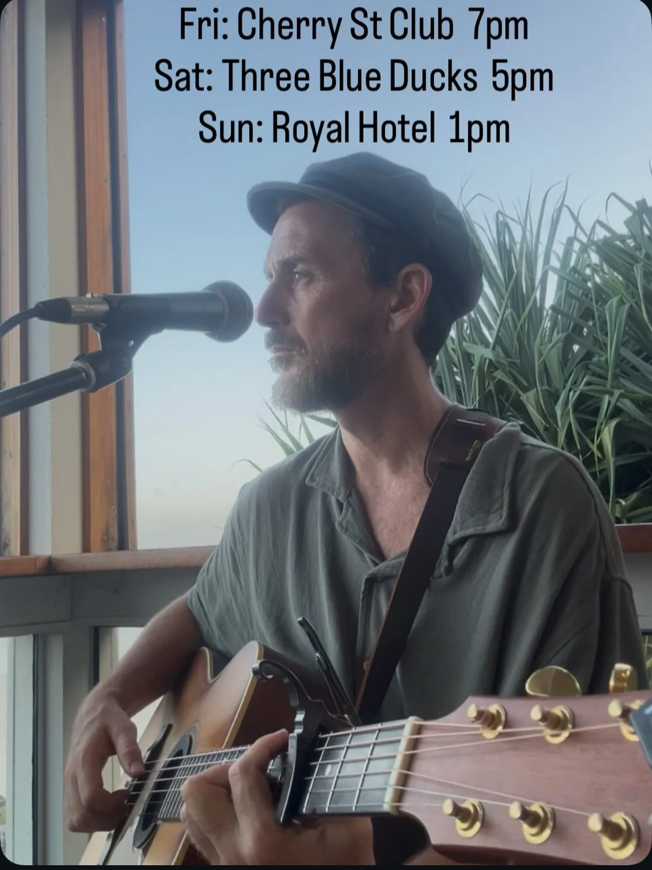 Busy weekend of music ahead 🎼✨

Friday at the @cherrystreetsports 7pm

Saturday at @threeblueducks #byronbay 5pm

Sunday at @theroyal_casino 1pm

Hope to see you at one