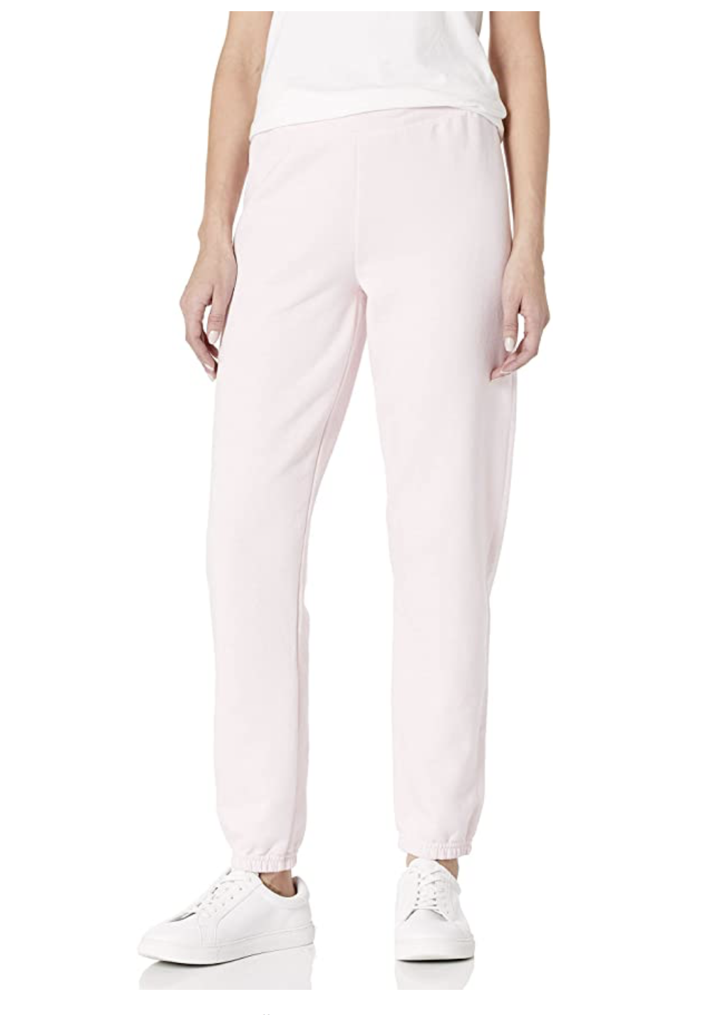 Women's Pale Pink Fleece Sweatpants