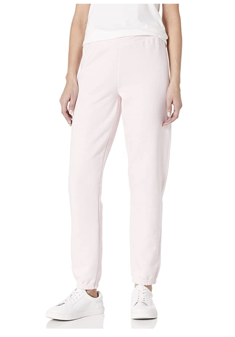 Women's Pale Pink Fleece Sweatpants