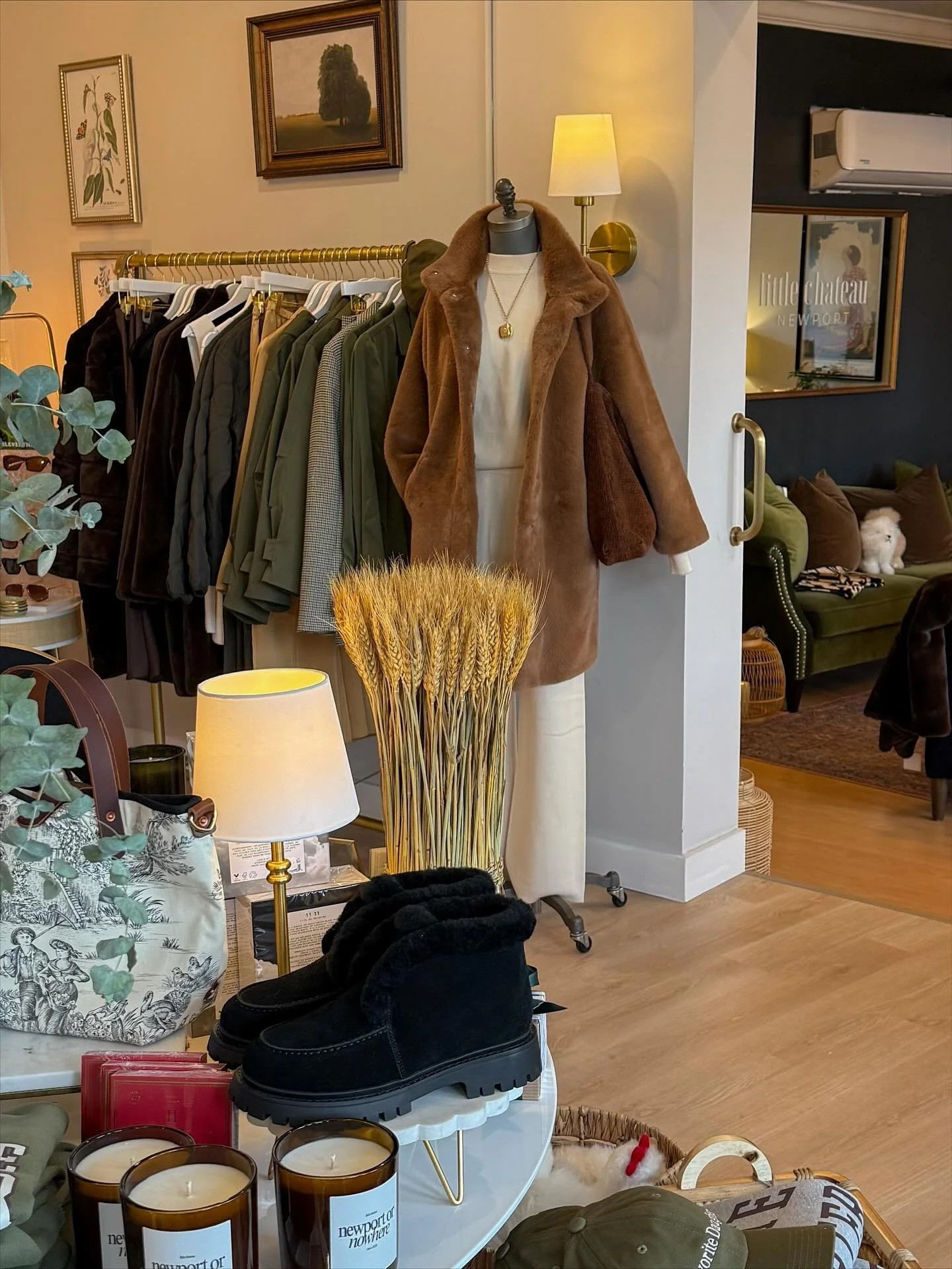 chateau vibes this week ✨ we are completely STOCKED UP as our first holiday season as an expanded shop &mdash; nearly 3x the size of our original space (the pressure to deliver was on! But we did it 👊🏻) We can&rsquo;t wait to help you all find gift