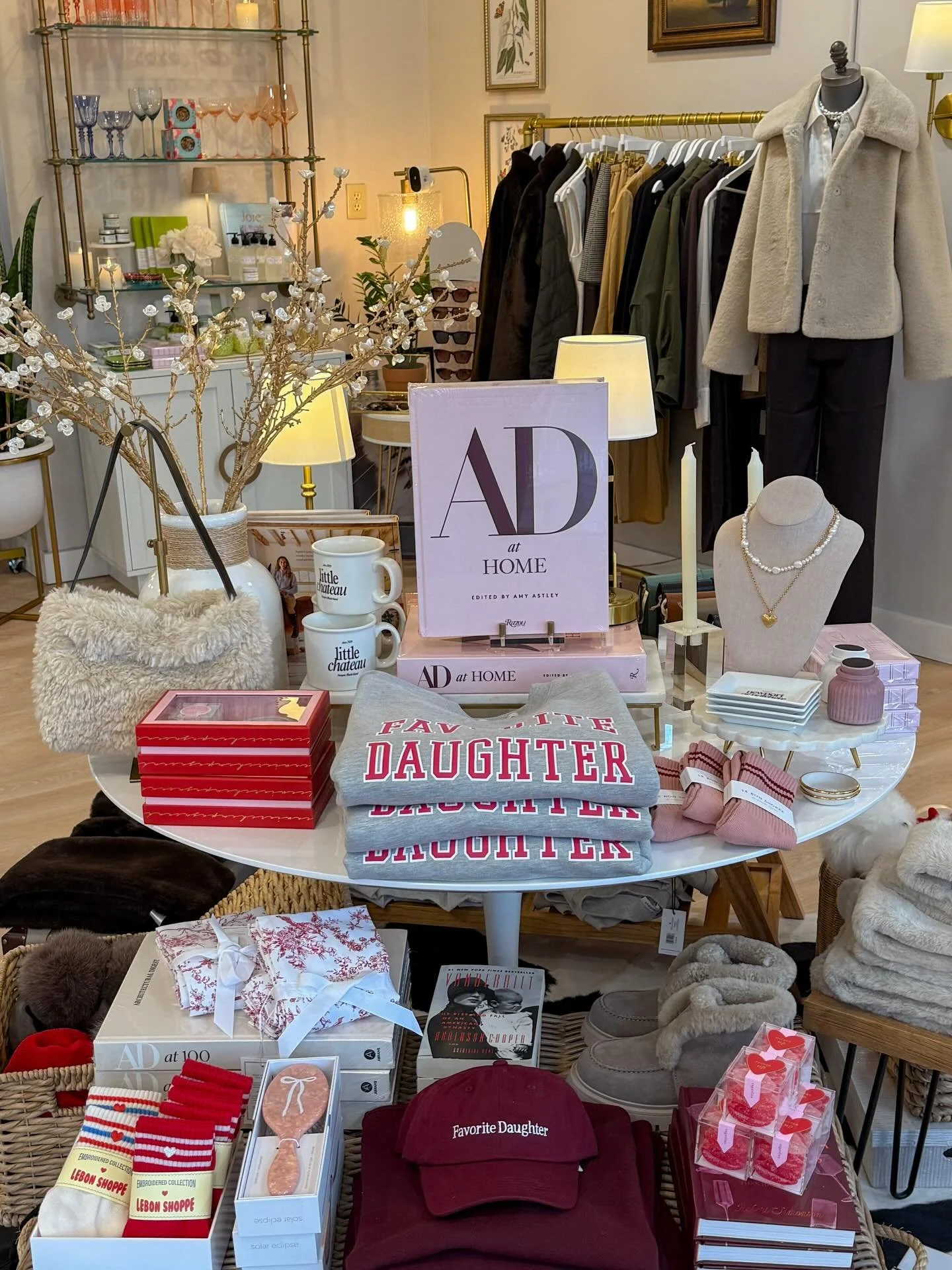 chateau vibes recently ✨🫶🏻💗 open today + tmrw then closed for the remainder of the month for a winter nap! 40% off sale on select items going strong till 1/31 while we are closed #newportri #newport #wintersale