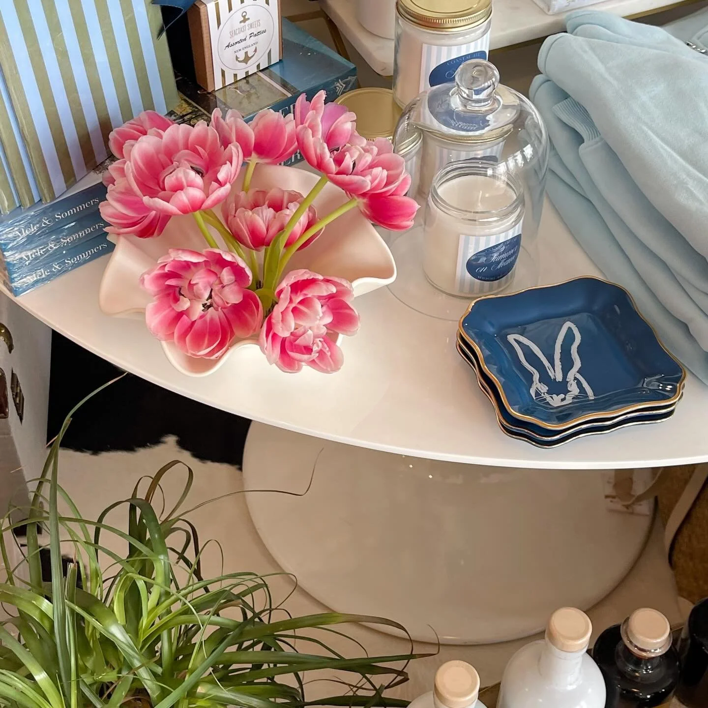 swipe for some Easter basket gift ideas available in store + online 🪺🥕🌷🐣🐇 local delivery available as well as store pickup if you&rsquo;re in a pinch. Shop the collection online now!