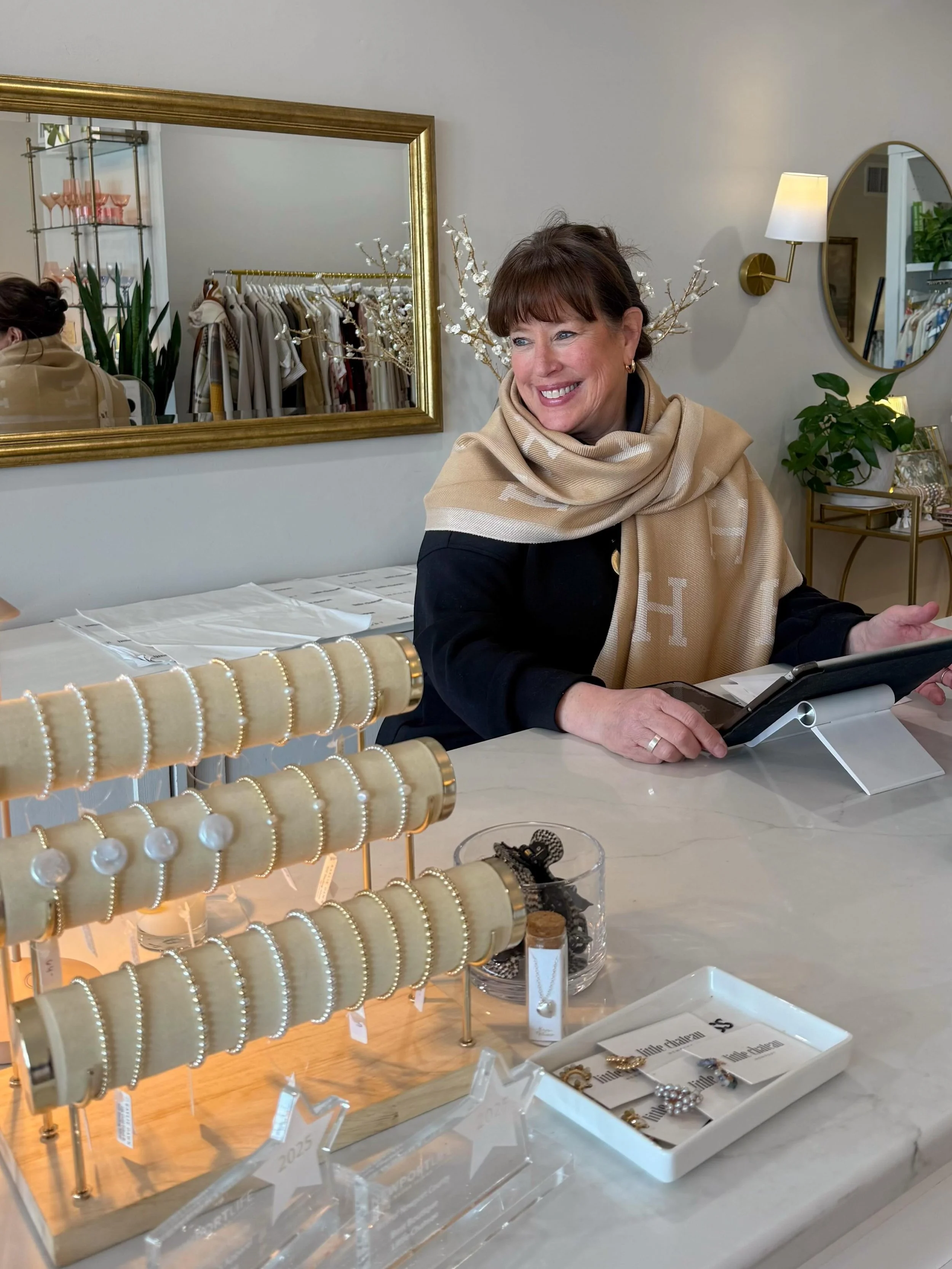 happy Mother&rsquo;s Day to the woman who steers the little chateau ship, our very own Jackie! 💘🫶🏻✨ I couldn&rsquo;t be more proud to own a business with my favorite person on earth + to spend our days laughing, meeting new people + making endless