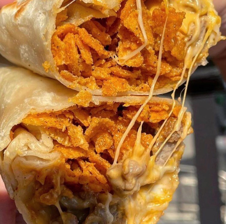 JUST LIKE A FRITO PIE BUT SUB RITO ADD EXTRA PORTABILITY AND CHARM. WE SELL BURRITOS.