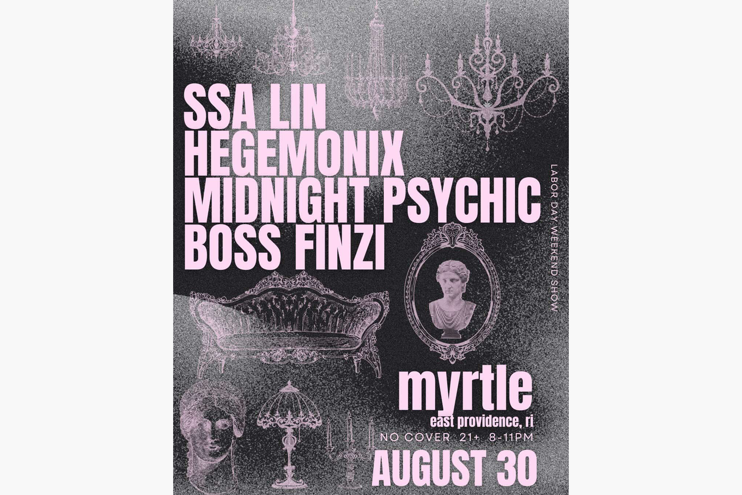 SSA Lin / Hegemonix / Midnight Psychic /Boss Finzi