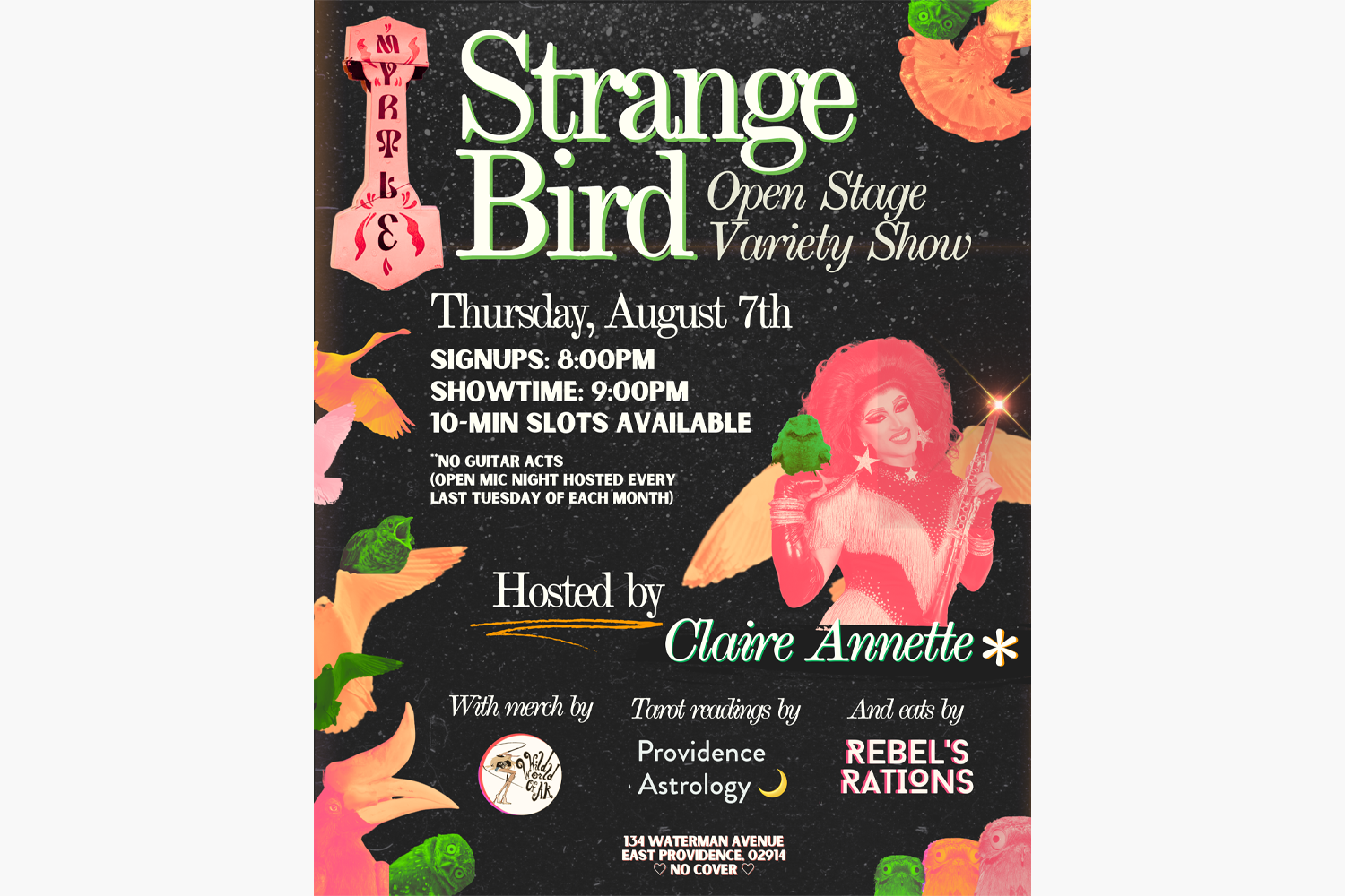 Strange Bird Variety Show with Claire Annette