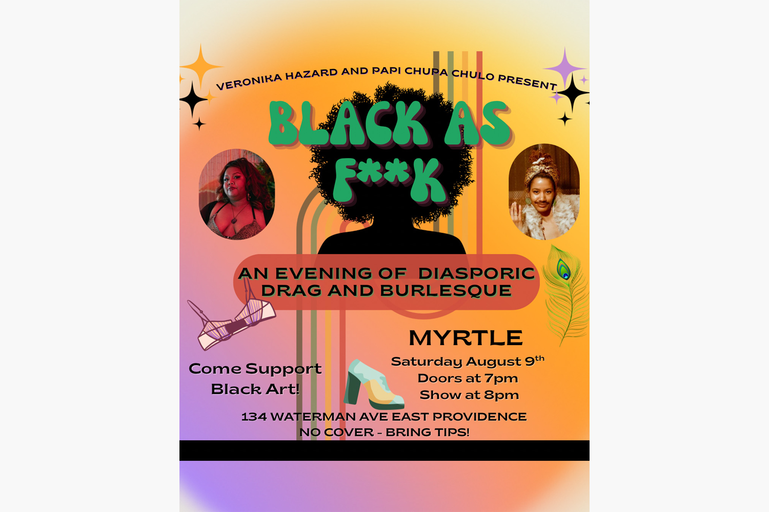 BLACK AS F**K An Evening of Diasporic Drag and Burlesque