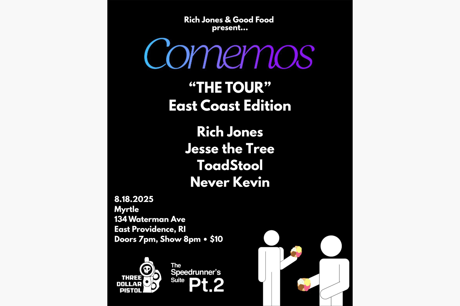 Rich Jones / Jesse the Tree / ToadStool / Never Kevin