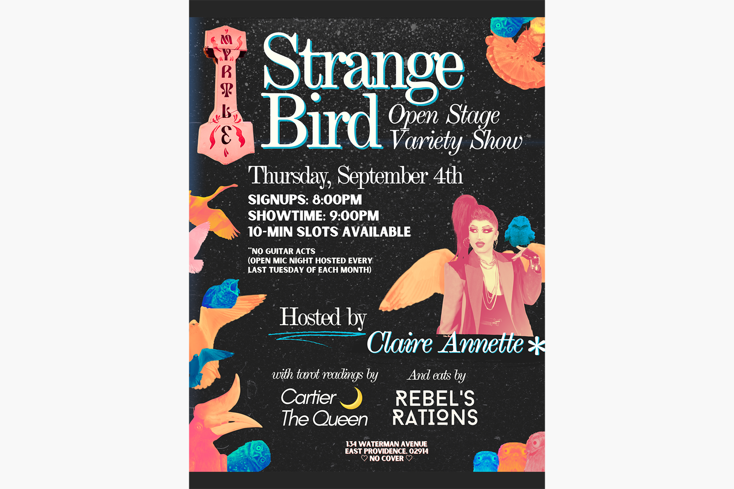Strange Bird Variety Show with Claire Annette