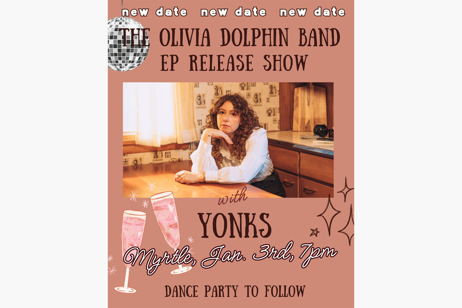 Olivia Dolphin Ep Release Show / YONKS and Dance Party to follow!