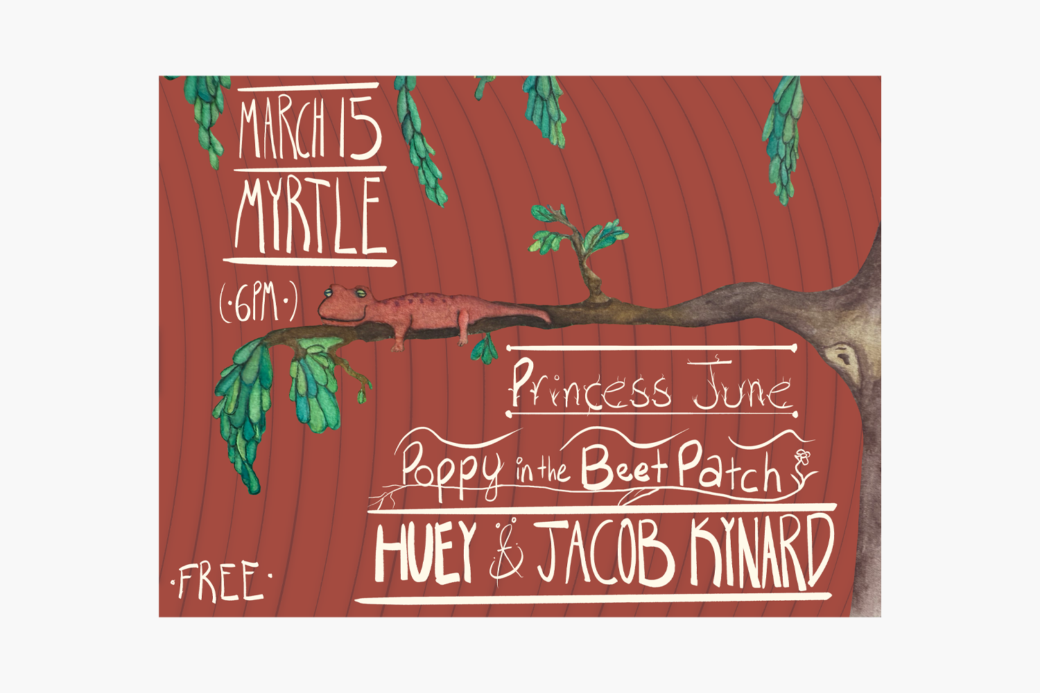 Princess June / Poppy in the Beet Patch / ​​Huey & Jacob Kynard