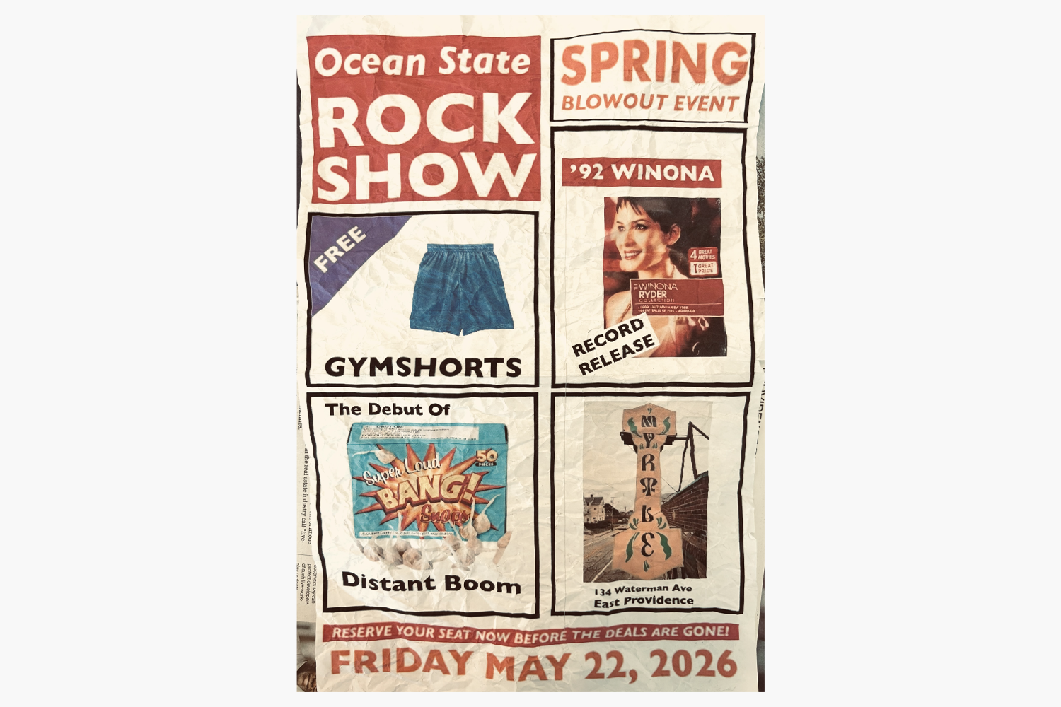 GYMSHORTS / '92 Winona / Distant Boom
