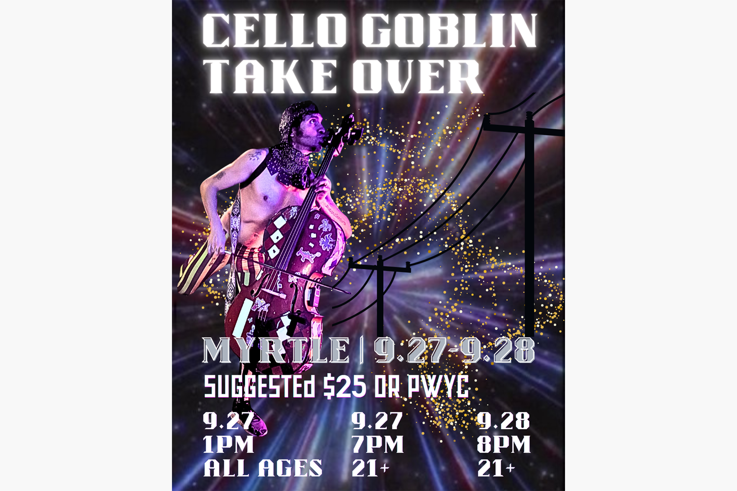 CELLO GOBLIN TAKE OVER (21+)