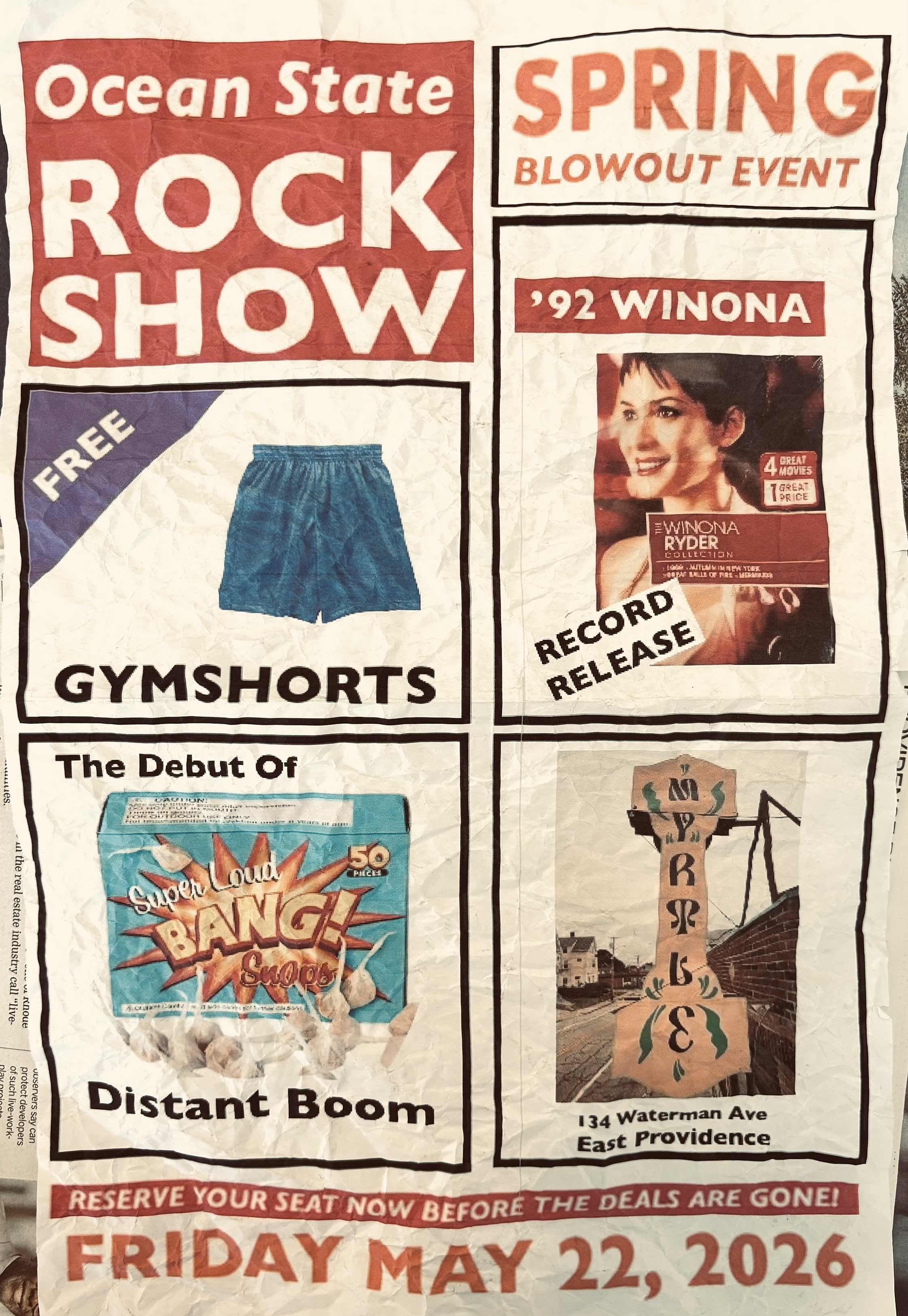 GYMSHORTS / '92 Winona / Distant Boom